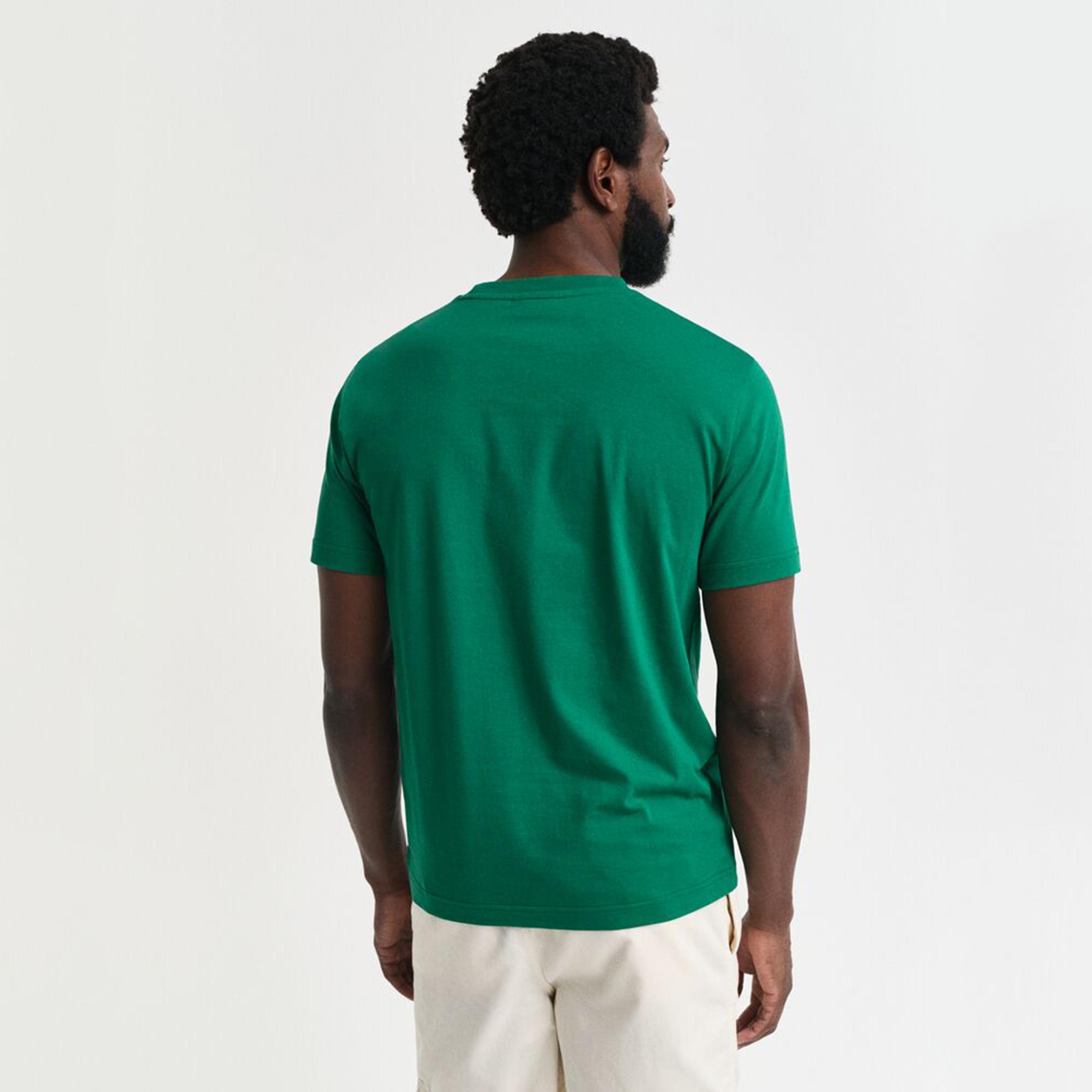 Gant Plain Crew Neck Short Sleeves Men's T-Shirt-men-clothing-tshirtsandpolos-tshirts-image-4
