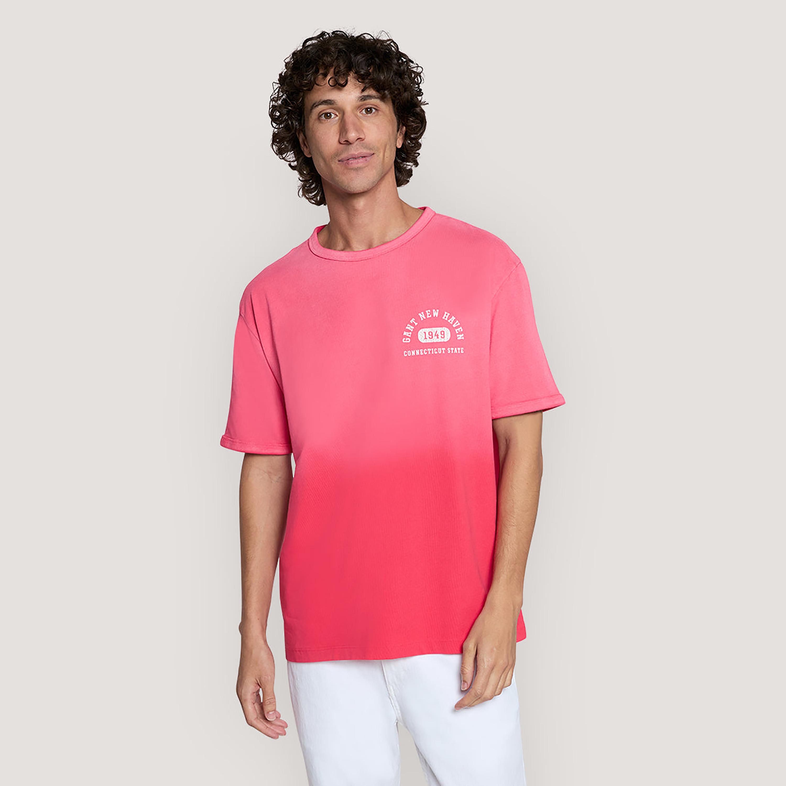 تي شيرت رجالي أومبري بياقة دائرية وأكمام قصيرة من جانت-men-clothing-tshirtsandpolos-tshirts-image-1