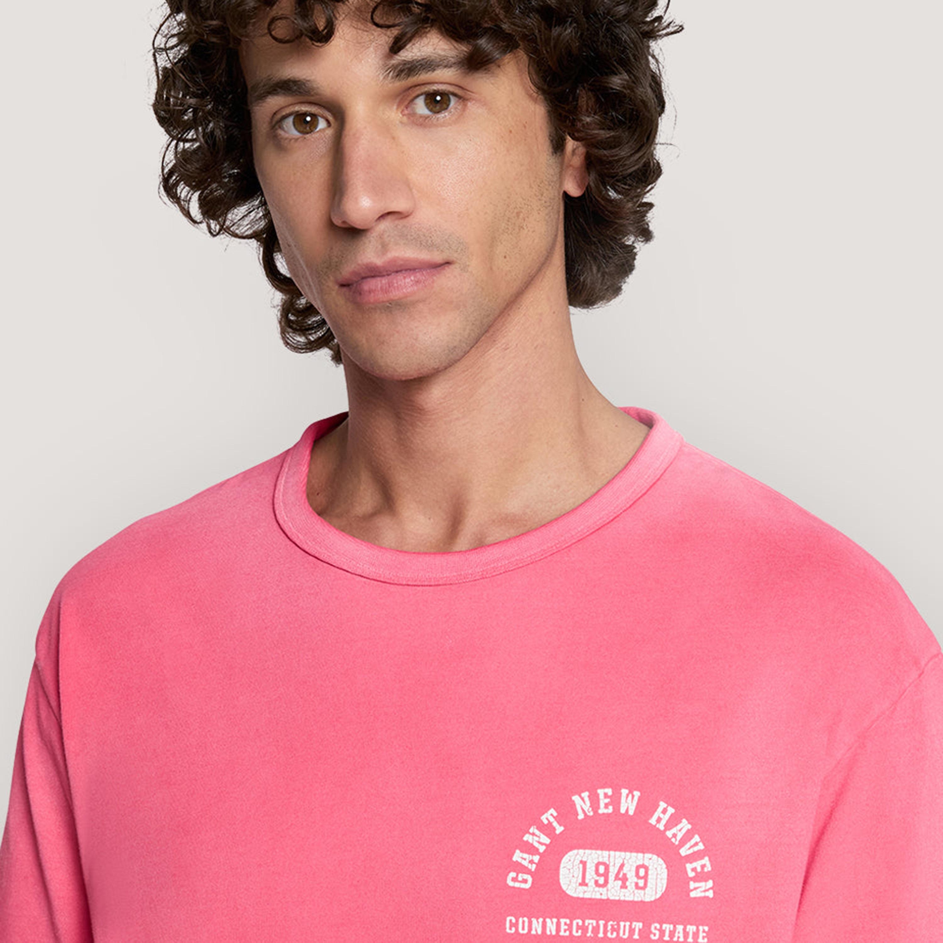 Gant Printed Regular Fit Short Sleeves Crew Neck Men's T-Shirt-men-clothing-tshirtsandpolos-tshirts-image-3
