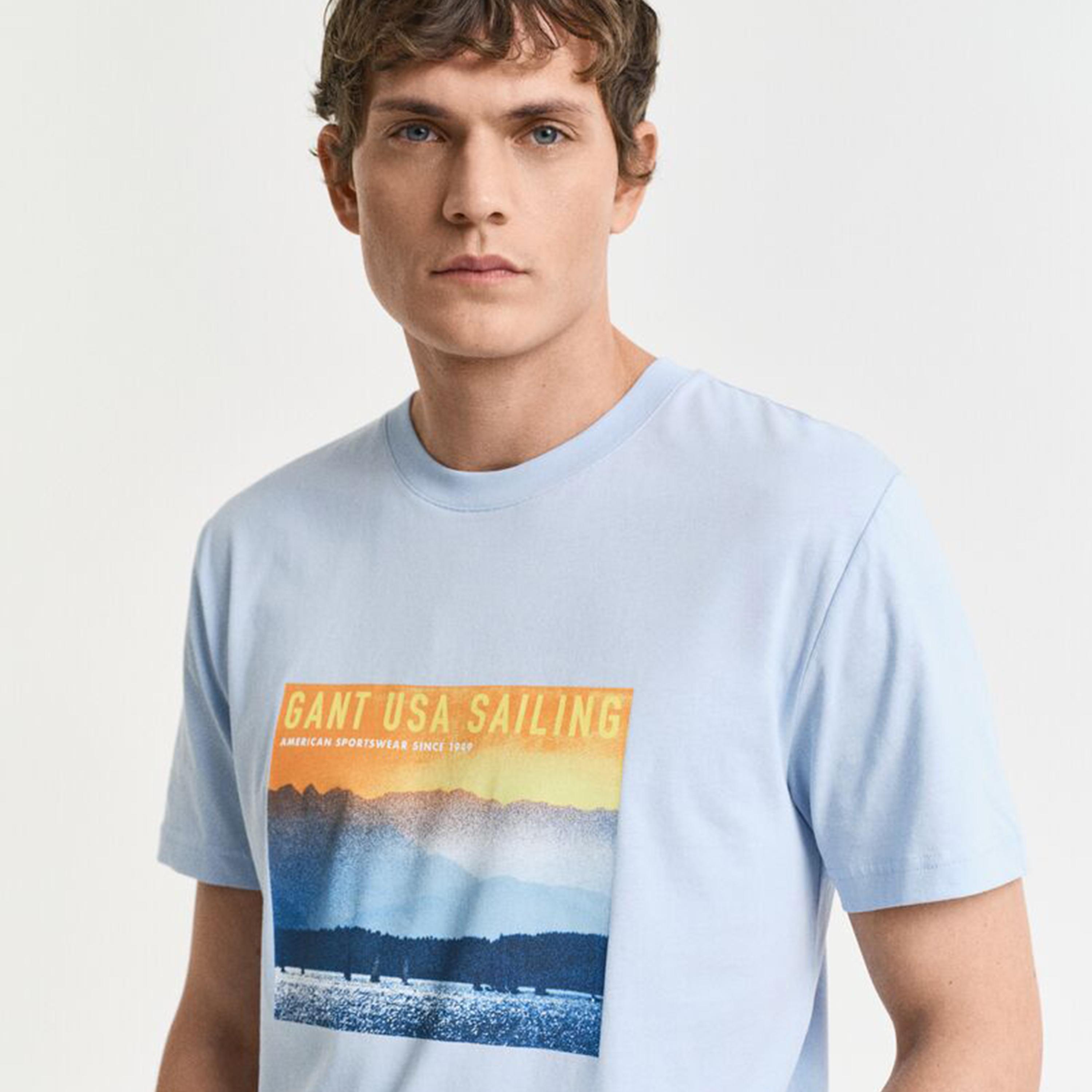 Gant Graphic Regular Fit Short Sleeves Crew Neck Men's T-Shirt-men-clothing-tshirtsandpolos-tshirts-image-3