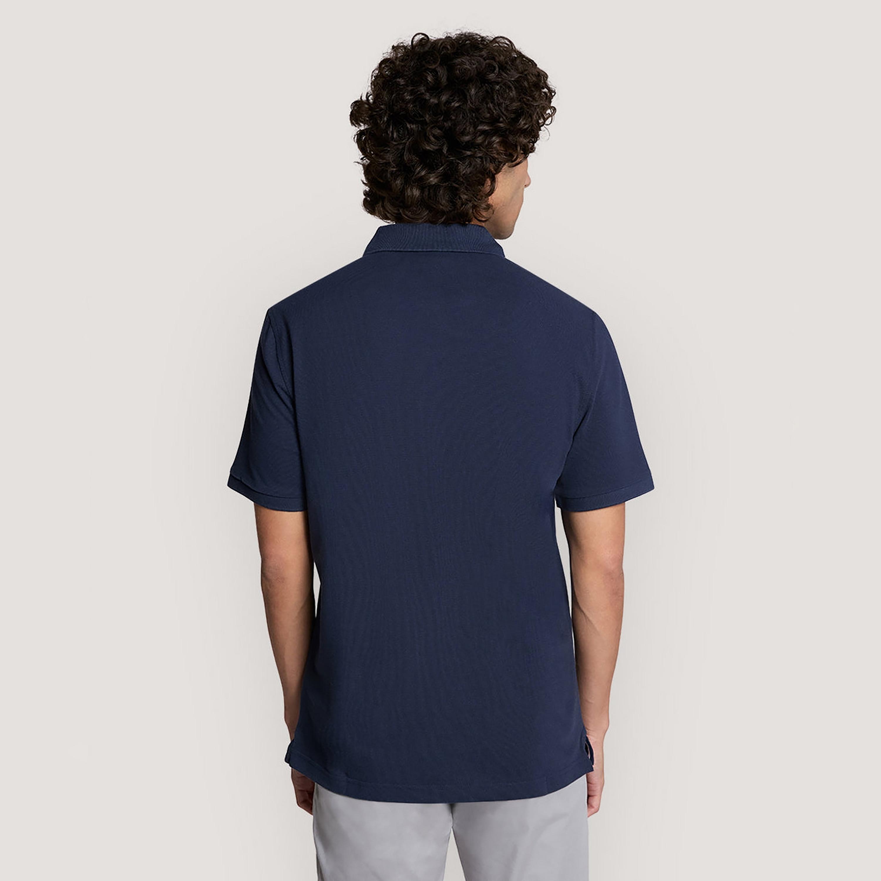 قميص بولو رجالي سادة بأكمام قصيرة من غانت-men-clothing-tshirtsandpolos-polos-image-4
