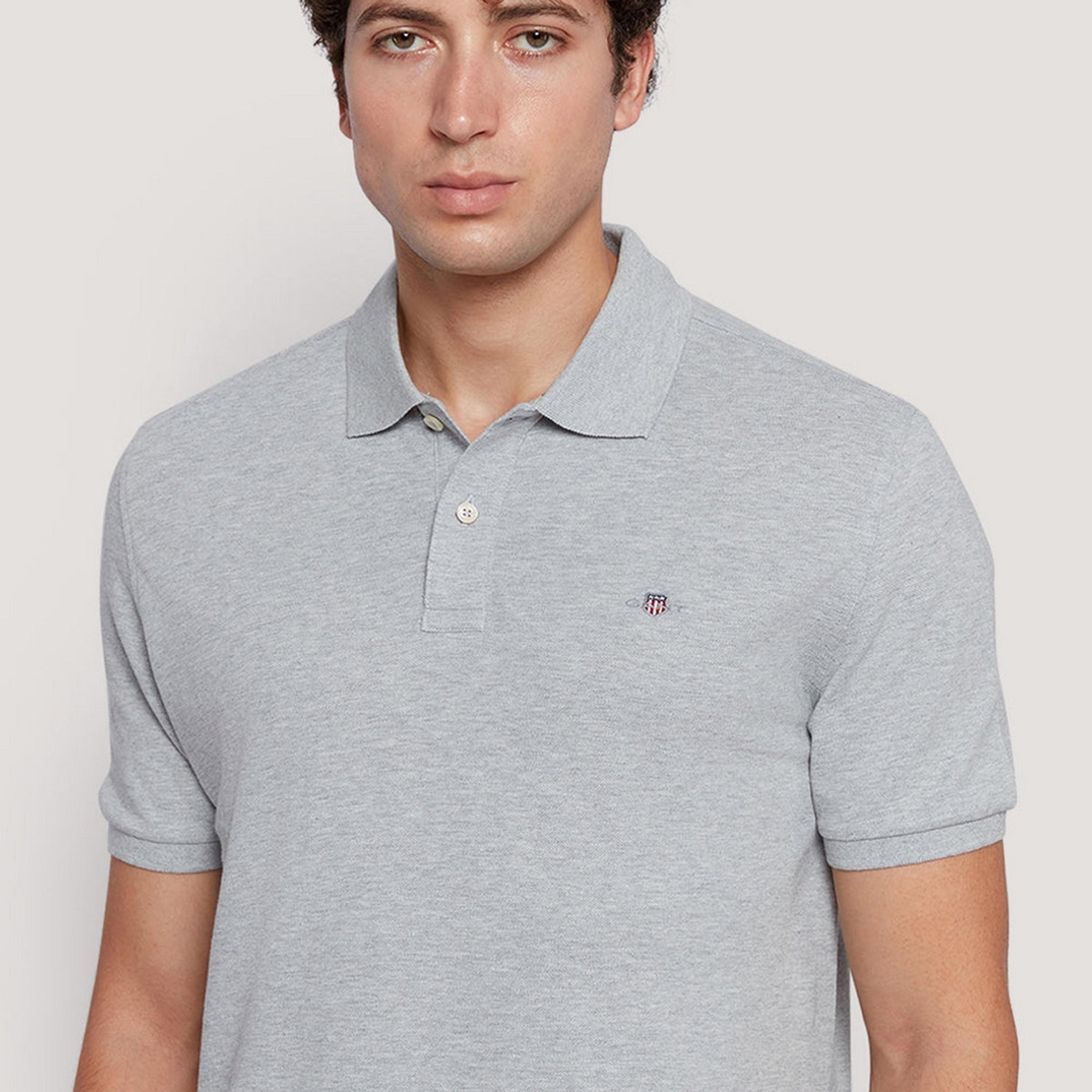 Gant Plain Short Sleeves Men's Polo T-Shirt-men-clothing-tshirtsandpolos-polos-image-3