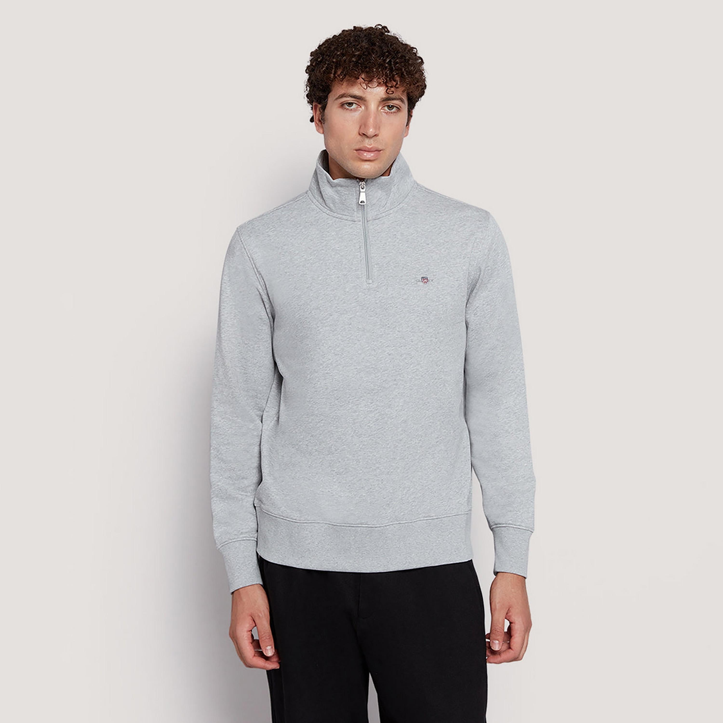 سويت شيرت رجالي سادة برقبة عالية وأكمام طويلة من جانت-men-winterwear-hoodiesandsweatshirts-image-1