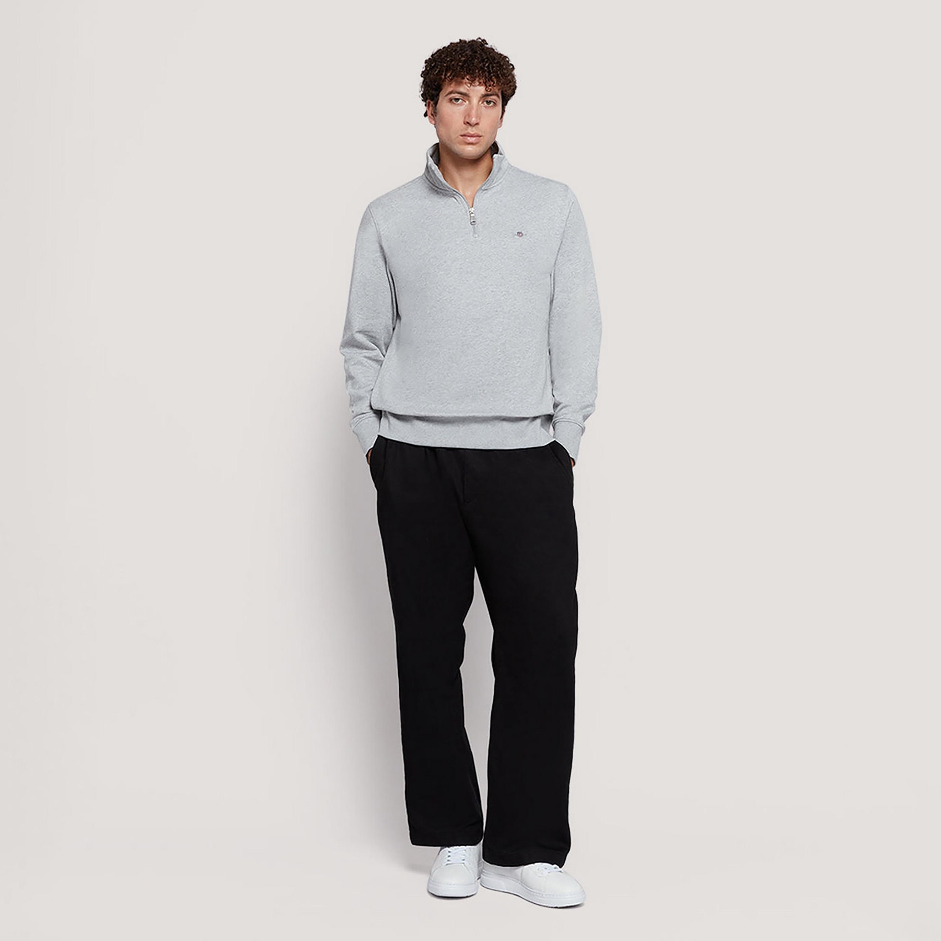 سويت شيرت رجالي سادة برقبة عالية وأكمام طويلة من جانت-men-winterwear-hoodiesandsweatshirts-image-2