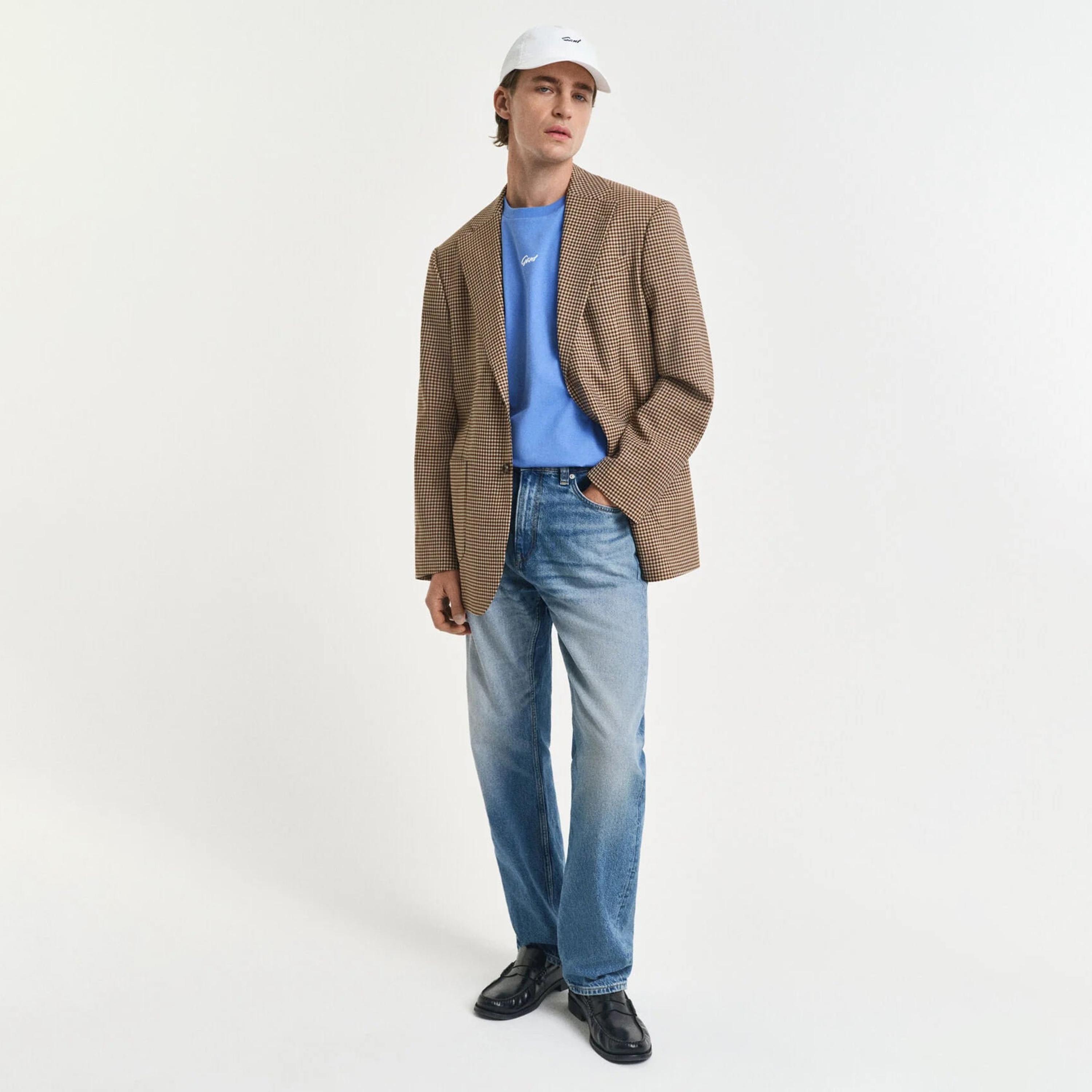 Gant Plain Crew Neck Short Sleeves Men's T-Shirt-men-clothing-tshirtsandpolos-tshirts-image-2