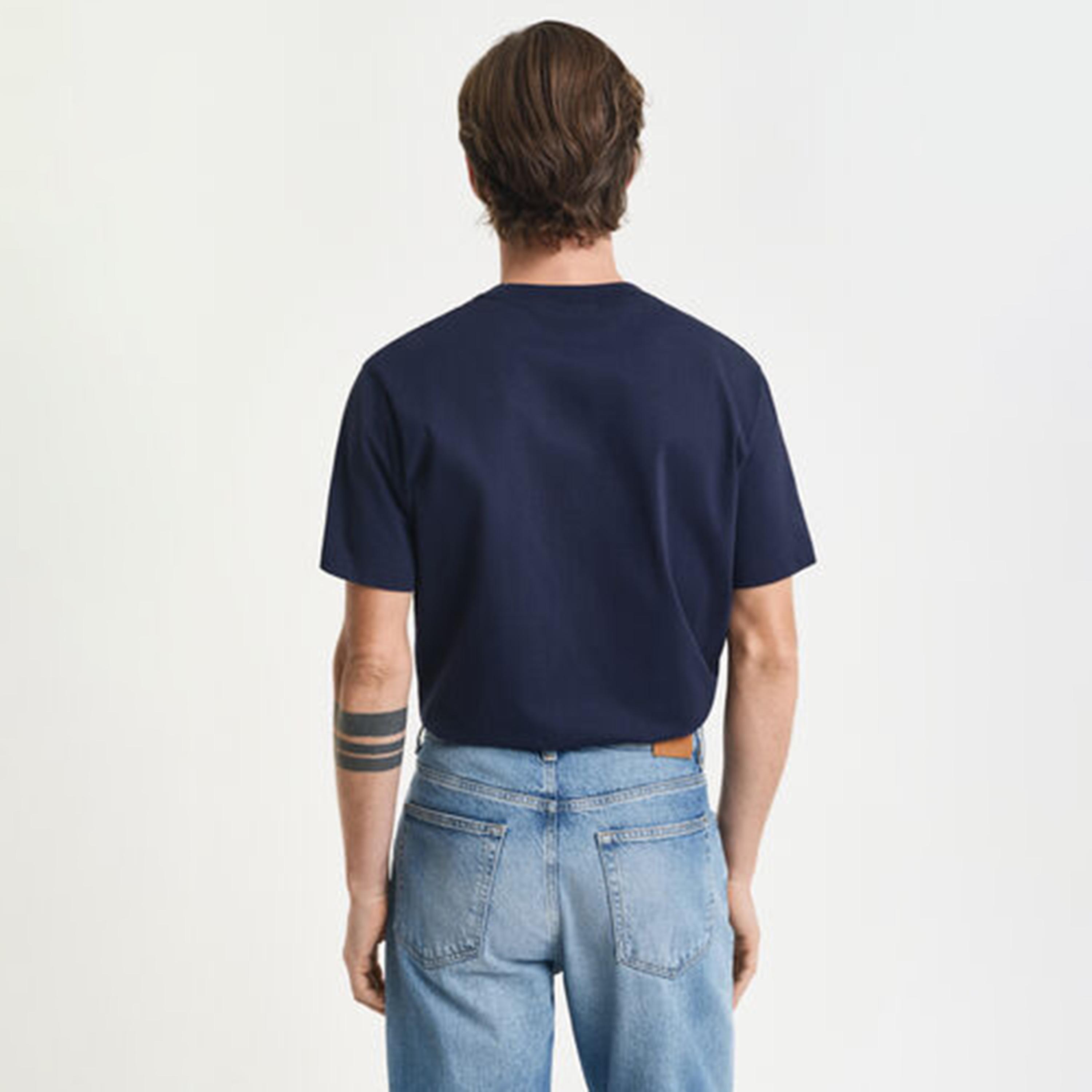 تيشيرت رجالي بياقة دائرية وأكمام قصيرة وسادة من جانت.-men-clothing-tshirtsandpolos-tshirts-image-8