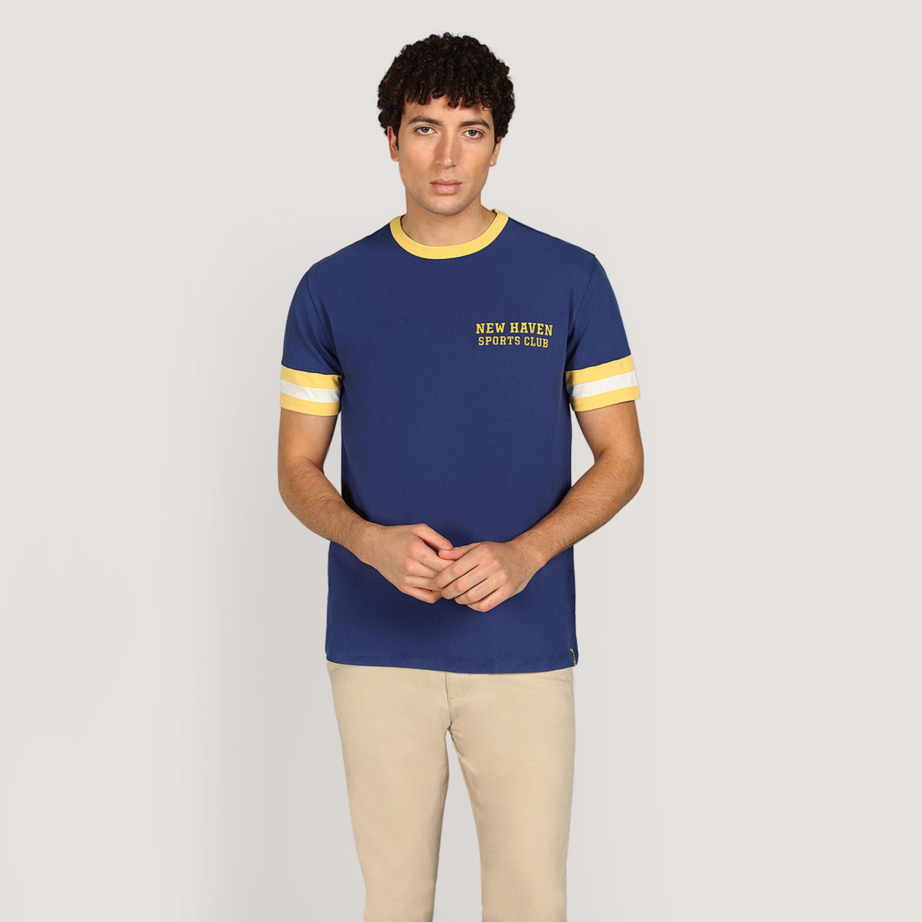Gant Color Block Regular Fit Short Sleeves Crew Neck Men's T-Shirt-men-clothing-tshirtsandpolos-tshirts-image-1