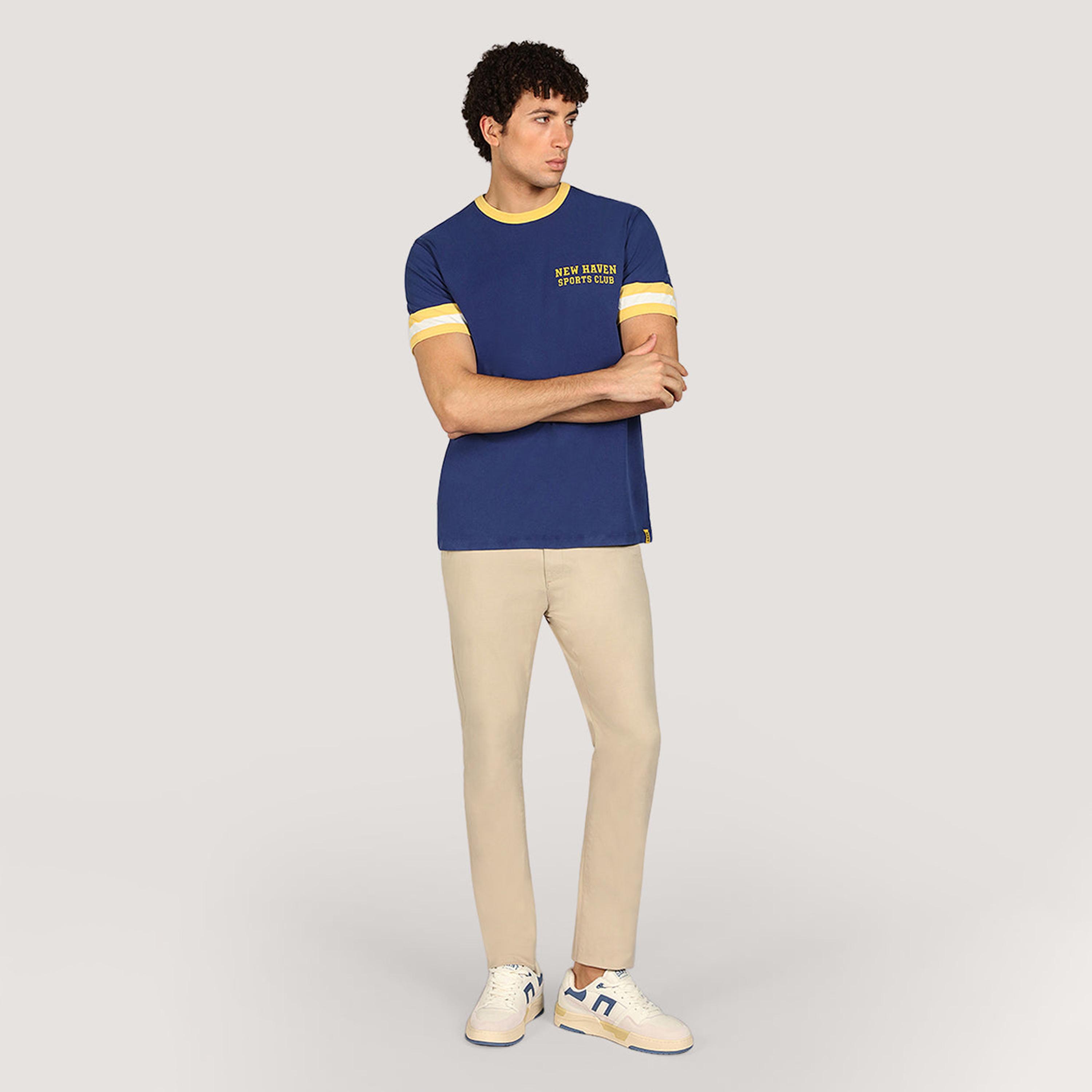 Gant Color Block Regular Fit Short Sleeves Crew Neck Men's T-Shirt-men-clothing-tshirtsandpolos-tshirts-image-2