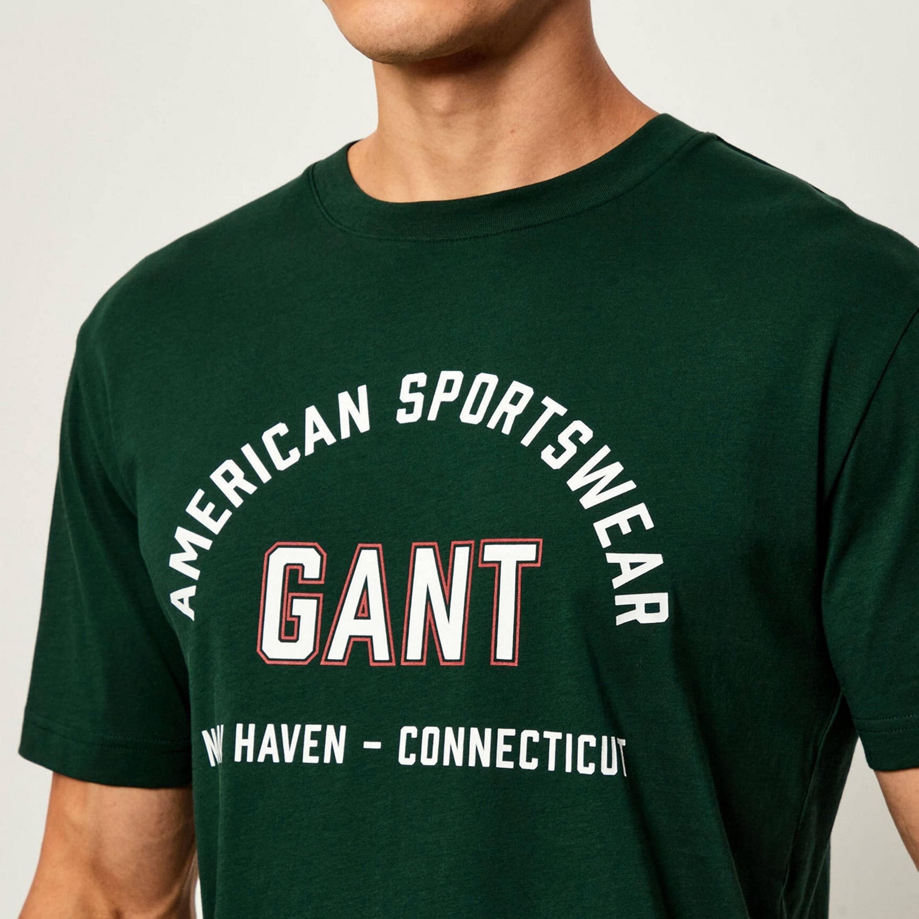 تيشيرت رجالي بياقة دائرية وأكمام قصيرة ومطبوع من جانت.-men-clothing-tshirtsandpolos-tshirts-image-3