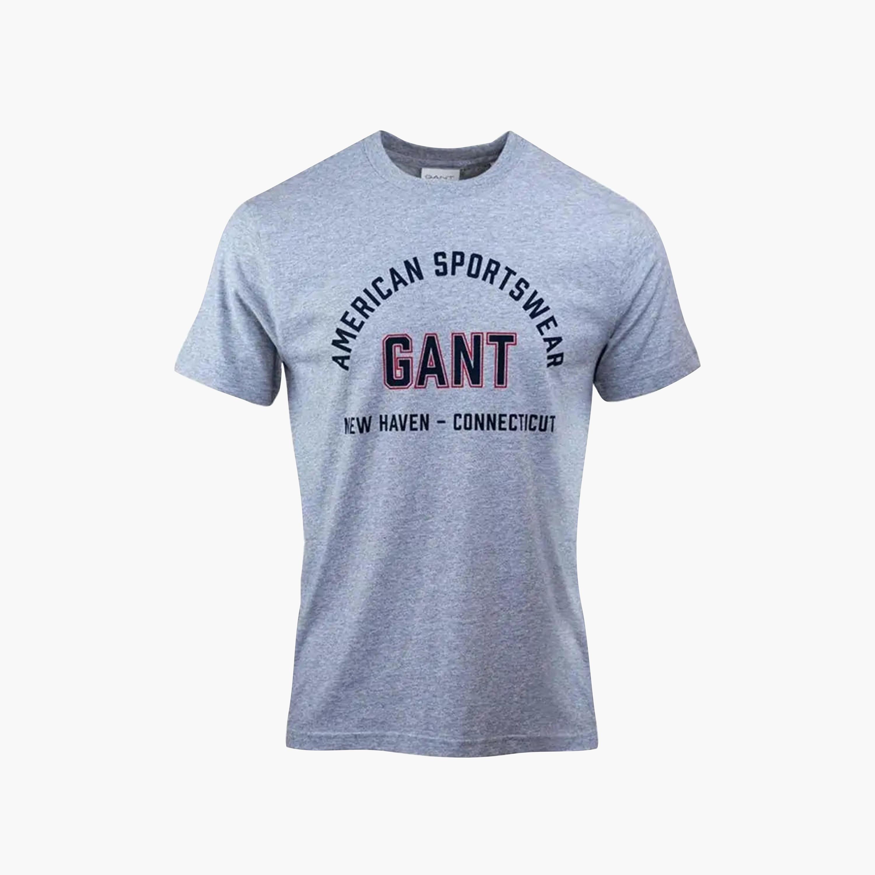 Gant Printed Crew Neck Short Sleeves Men's T-Shirt-men-clothing-tshirtsandpolos-tshirts-image-5