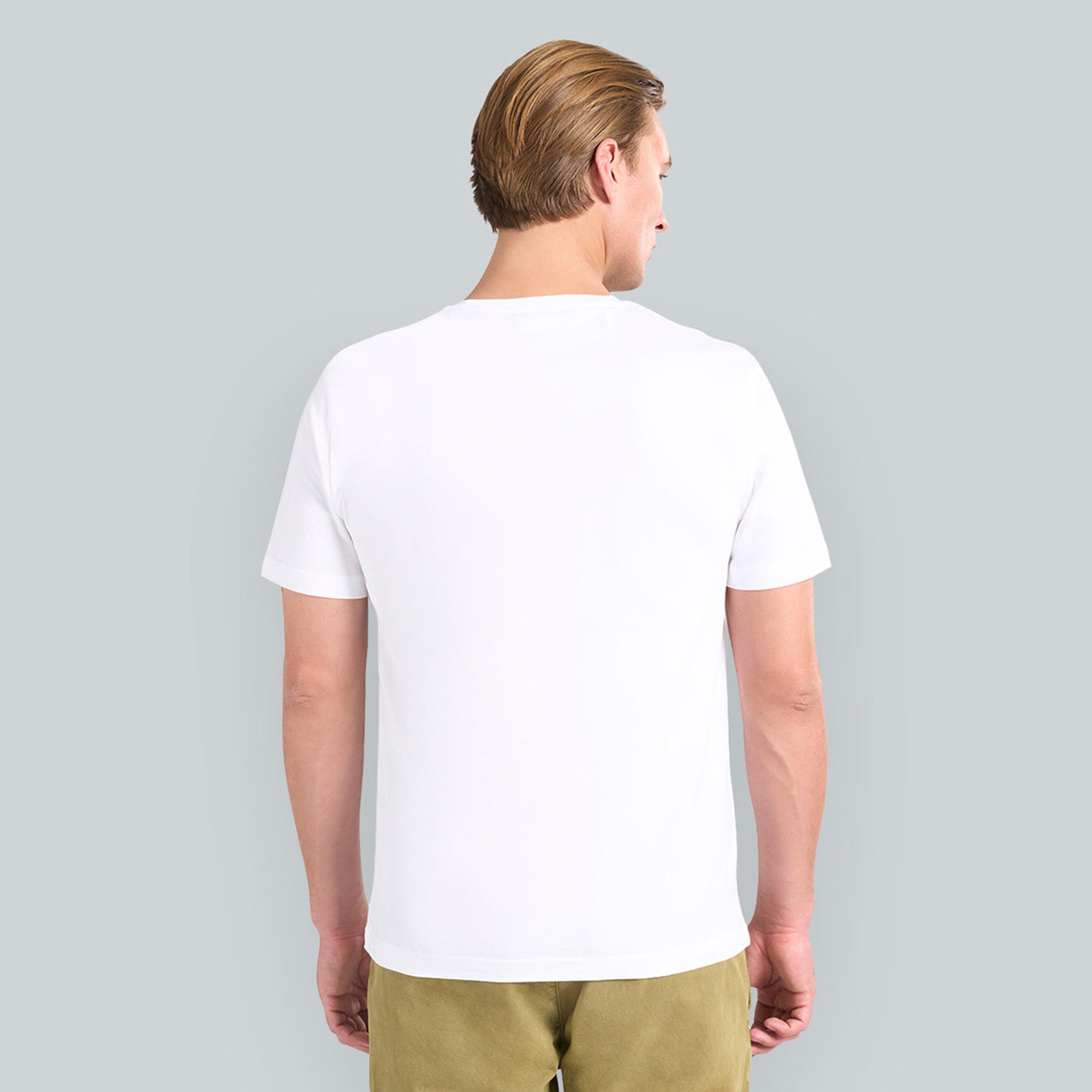 تيشيرت رجالي بياقة دائرية وأكمام قصيرة وطبعة شعار من جانت.-men-clothing-tshirtsandpolos-tshirts-image-4