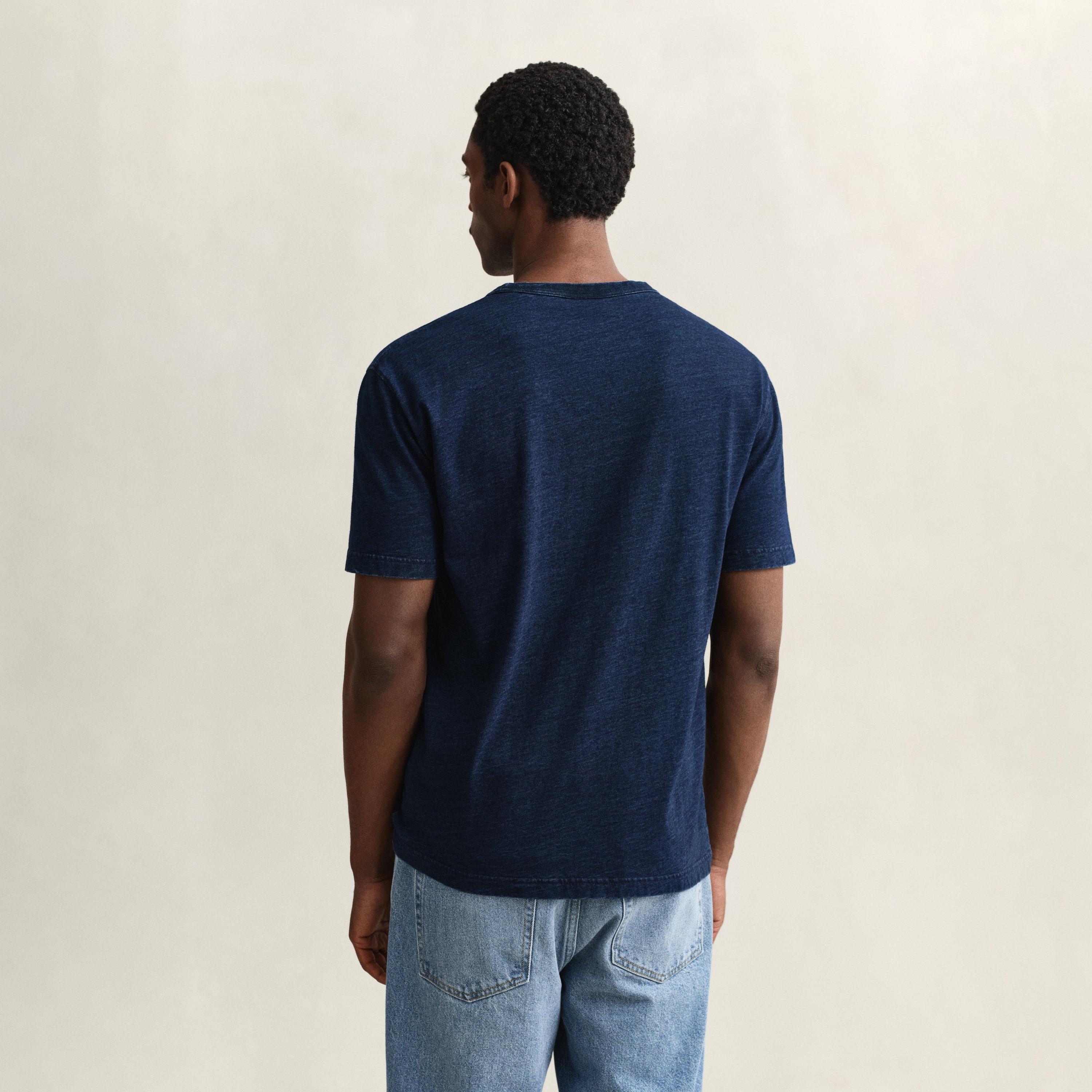Gant Plain Relaxed Fit Short Sleeves Crew Neck Men's T-Shirt-men-clothing-tshirtsandpolos-tshirts-image-4