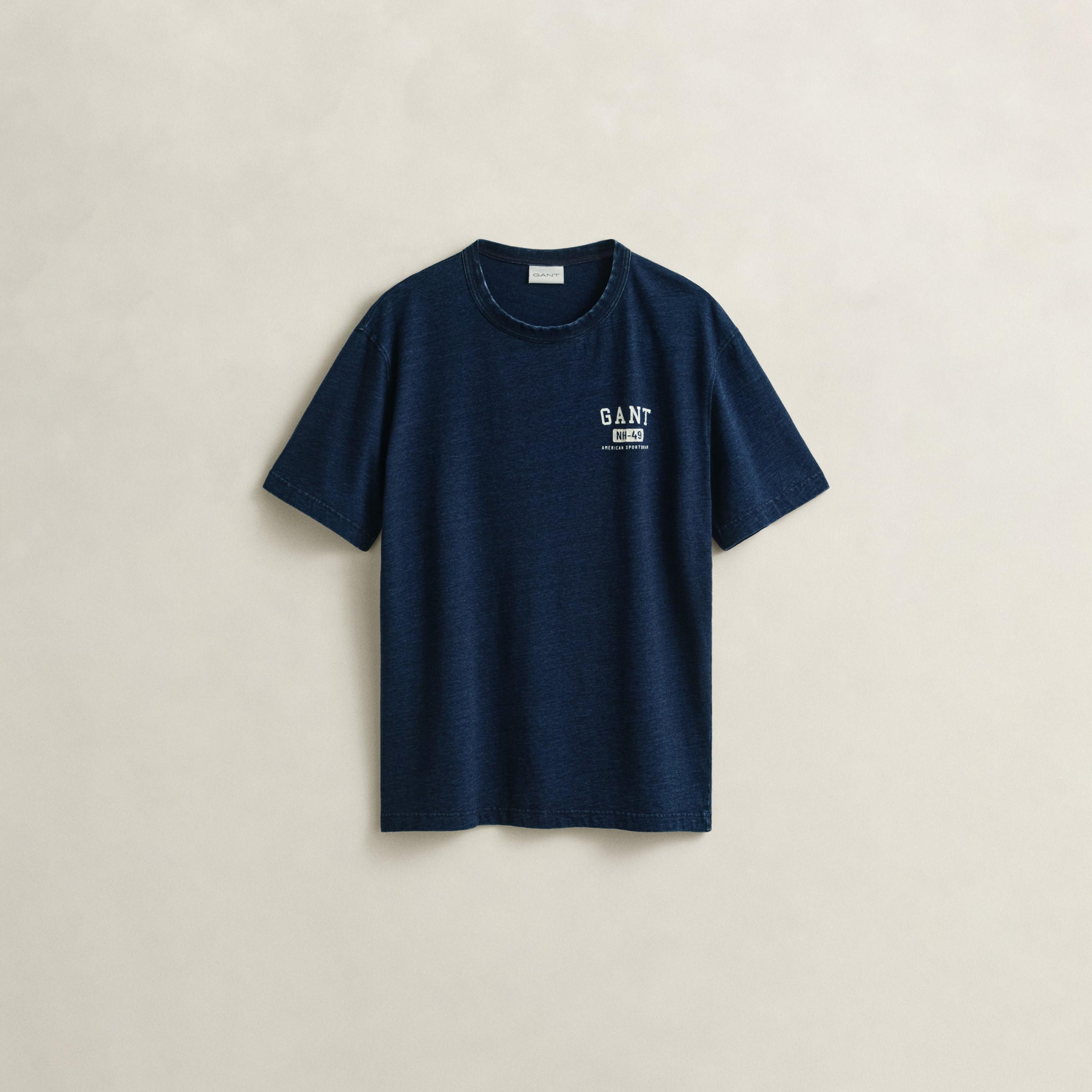 Gant Plain Relaxed Fit Short Sleeves Crew Neck Men's T-Shirt-men-clothing-tshirtsandpolos-tshirts-image-5