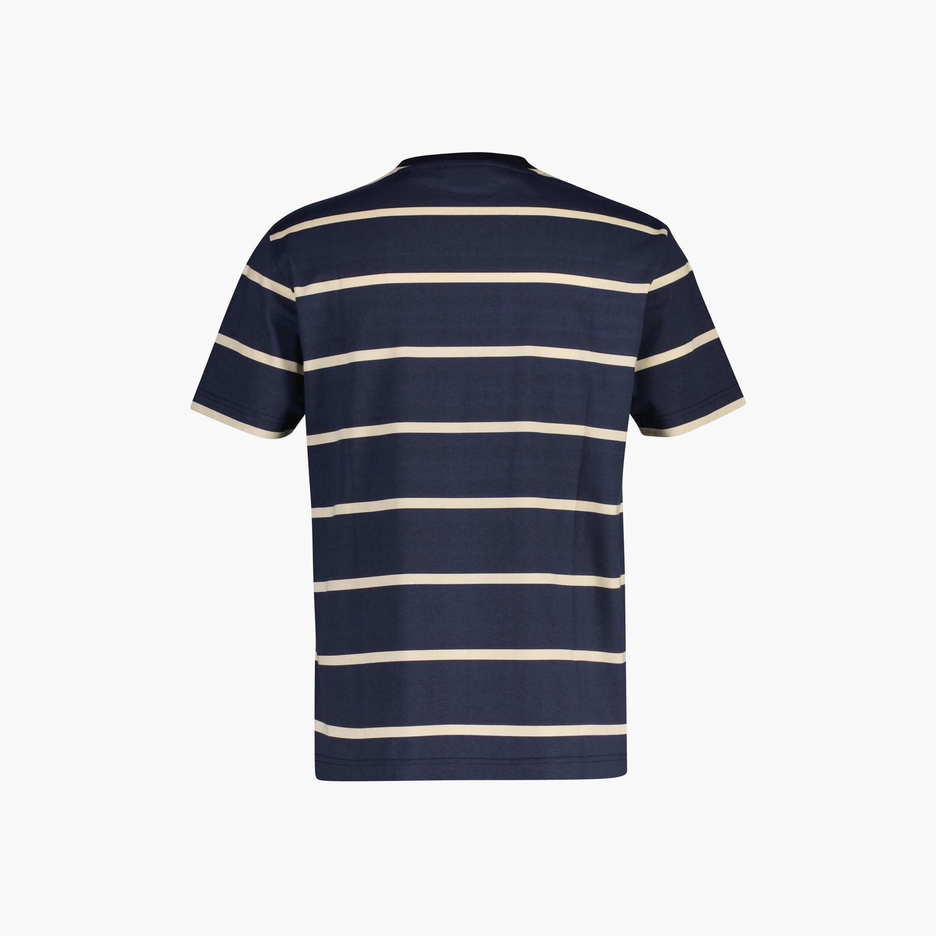 تيشيرت رجالي بياقة دائرية وأكمام قصيرة ومخطط من جانت.-men-clothing-tshirtsandpolos-tshirts-image-11