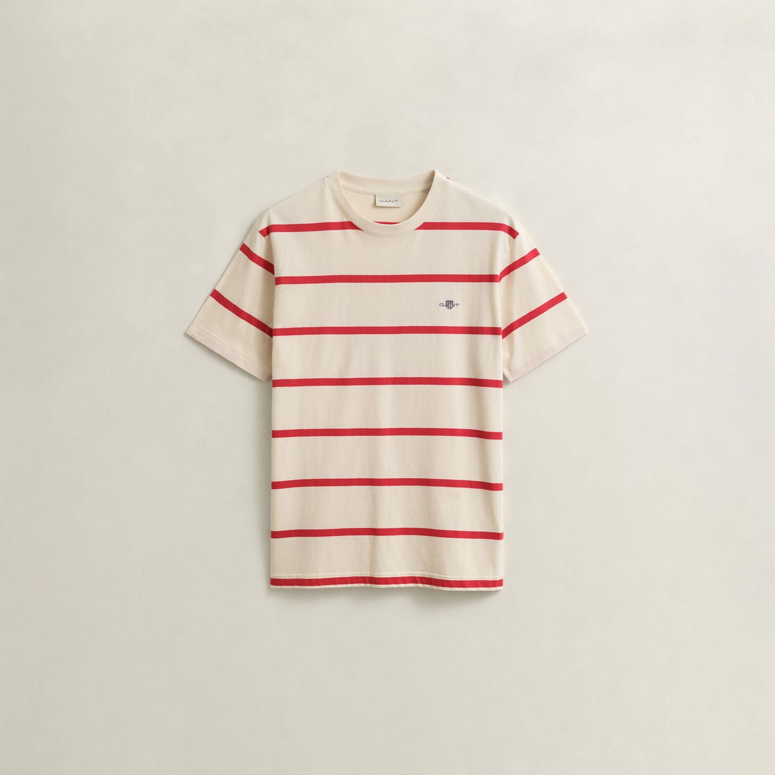 Gant Striped Regular Fit Short Sleeves Crew Neck Men's T-Shirt-men-clothing-tshirtsandpolos-tshirts-image-5
