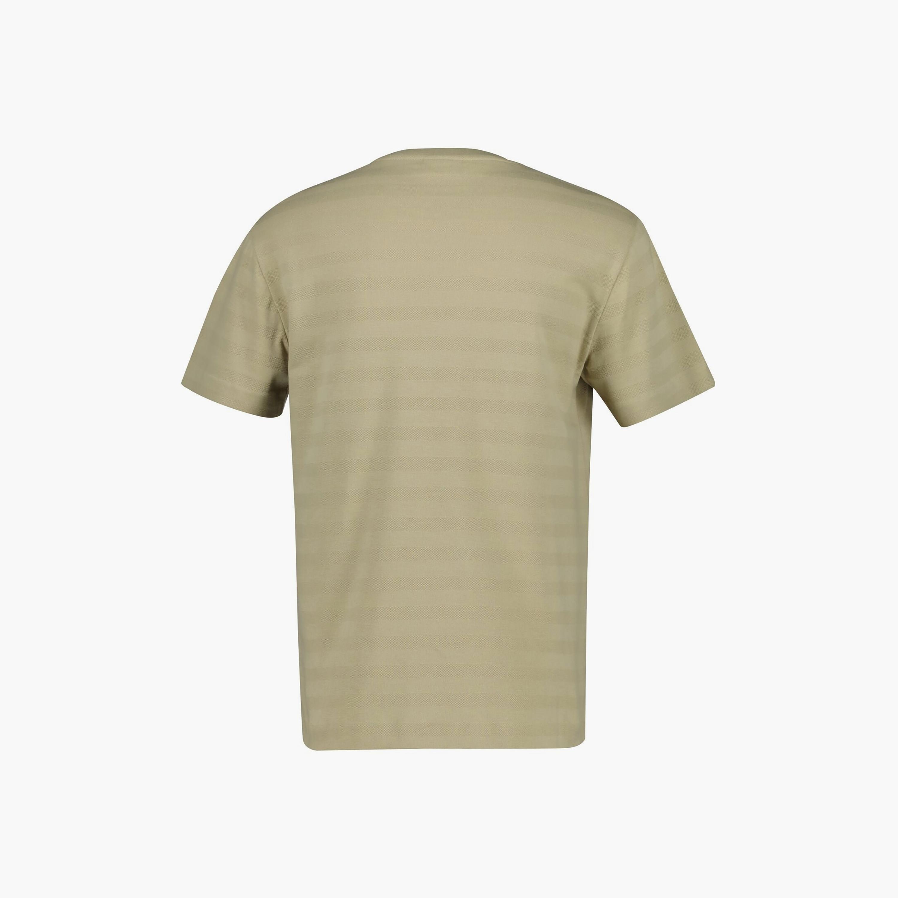 تي شيرت رجالي بأكمام قصيرة وياقة "كرو نيك" بتصميم مخطط بارز من جانت-men-clothing-tshirtsandpolos-tshirts-image-12