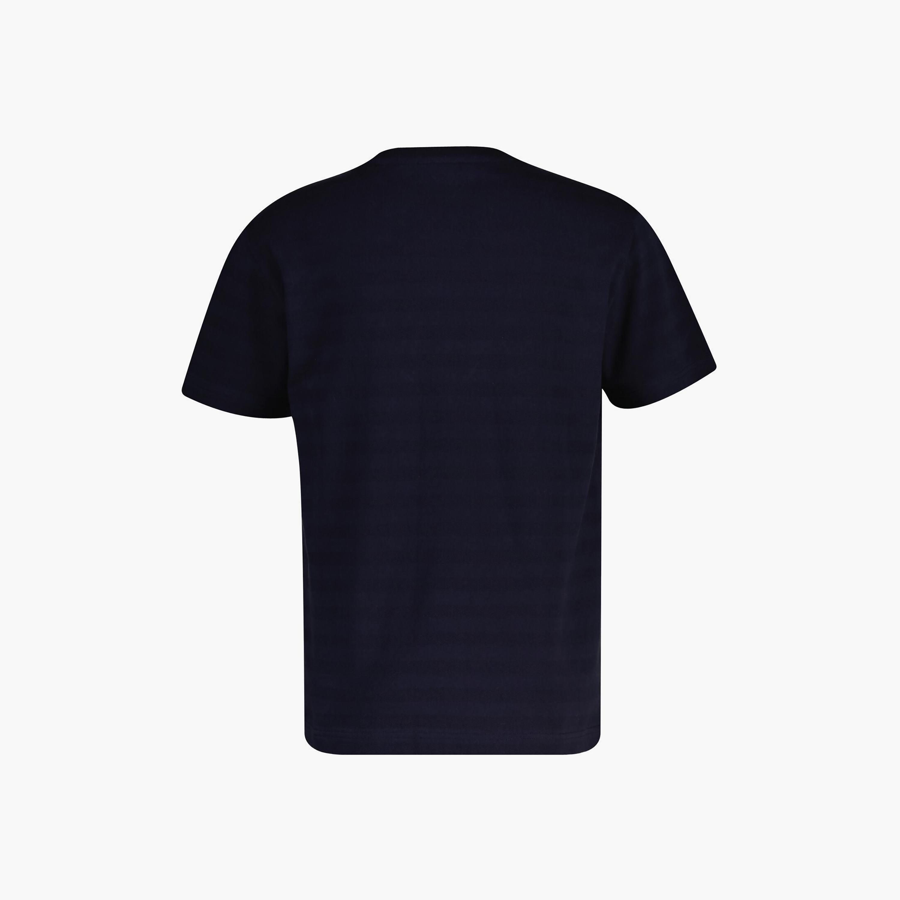 تي شيرت رجالي بأكمام قصيرة وياقة "كرو نيك" بتصميم مخطط بارز من جانت-men-clothing-tshirtsandpolos-tshirts-image-24