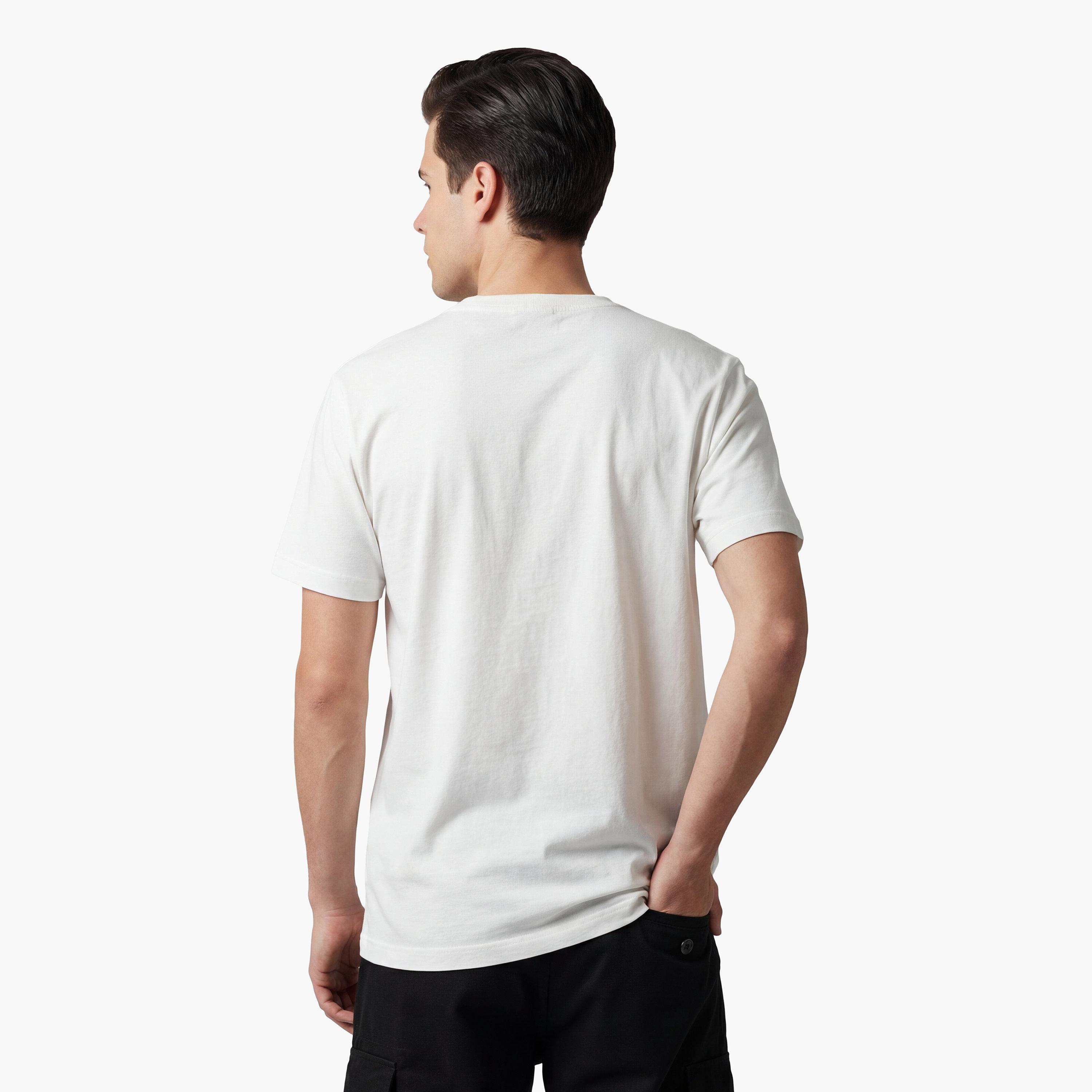 Gant Plain Crew Neck Short Sleeves Men's T-Shirt-men-clothing-tshirtsandpolos-tshirts-image-4