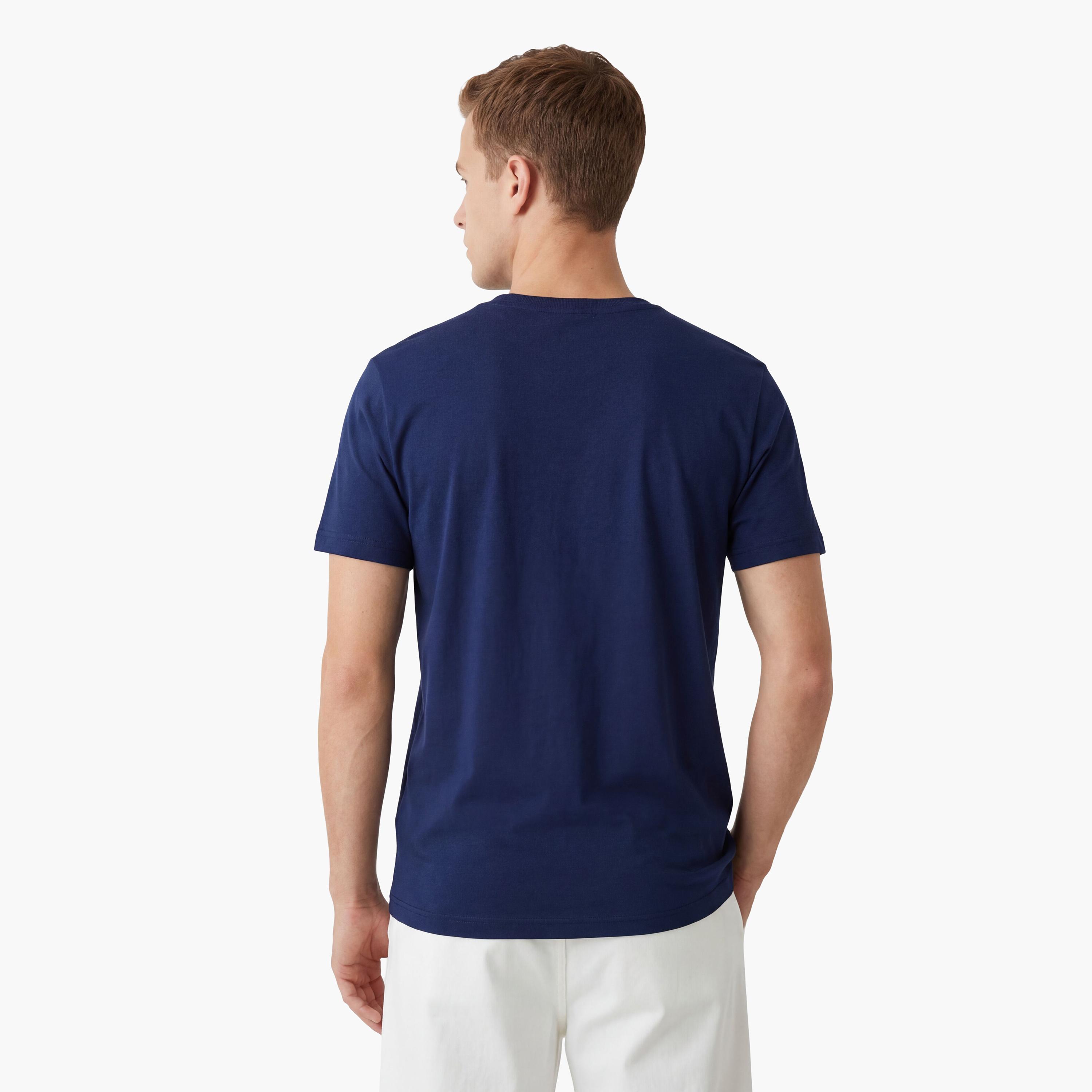 Gant Plain Regular Fit Short Sleeves Crew Neck Men's T-Shirt-men-clothing-tshirtsandpolos-tshirts-image-16