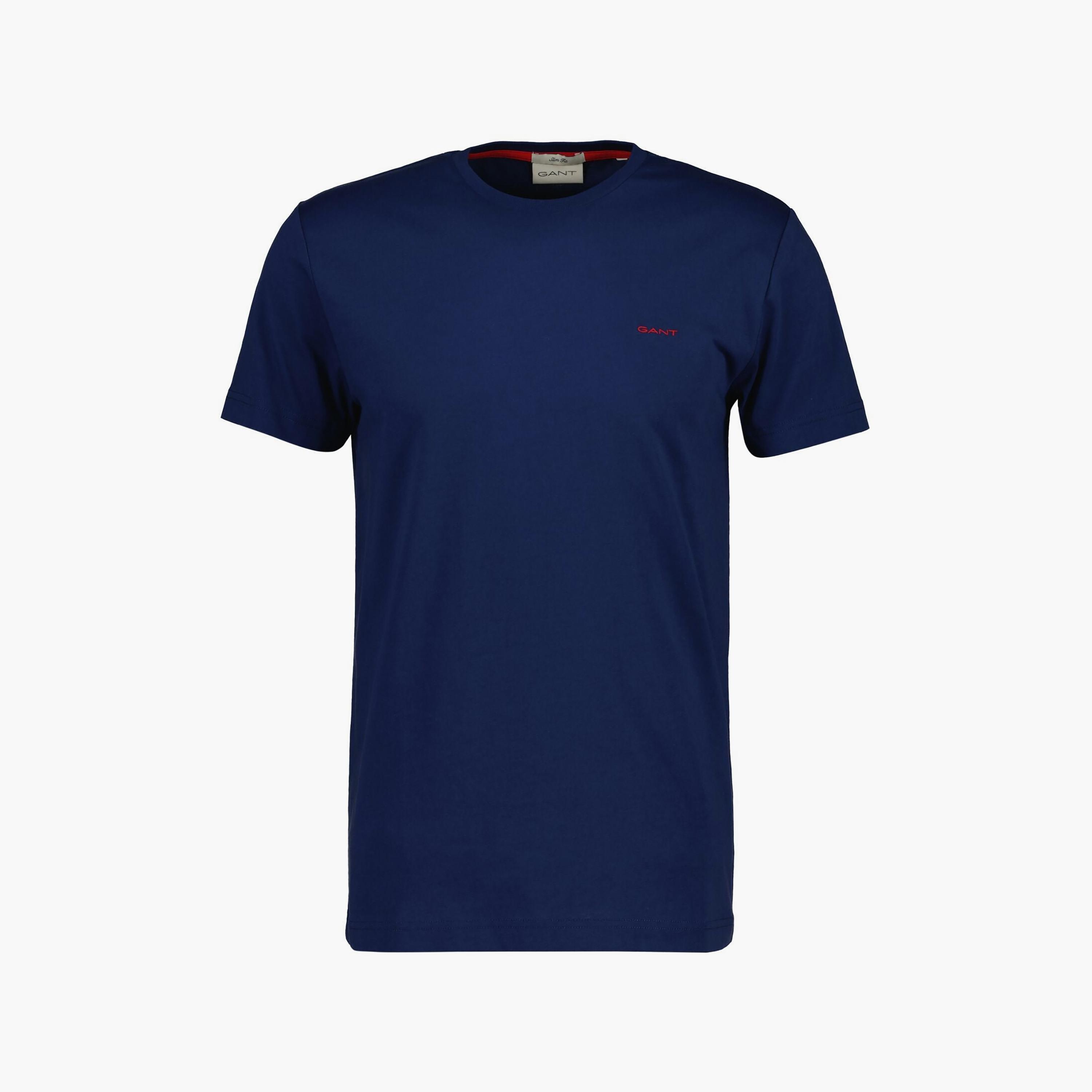 Gant Plain Regular Fit Short Sleeves Crew Neck Men's T-Shirt-men-clothing-tshirtsandpolos-tshirts-image-17