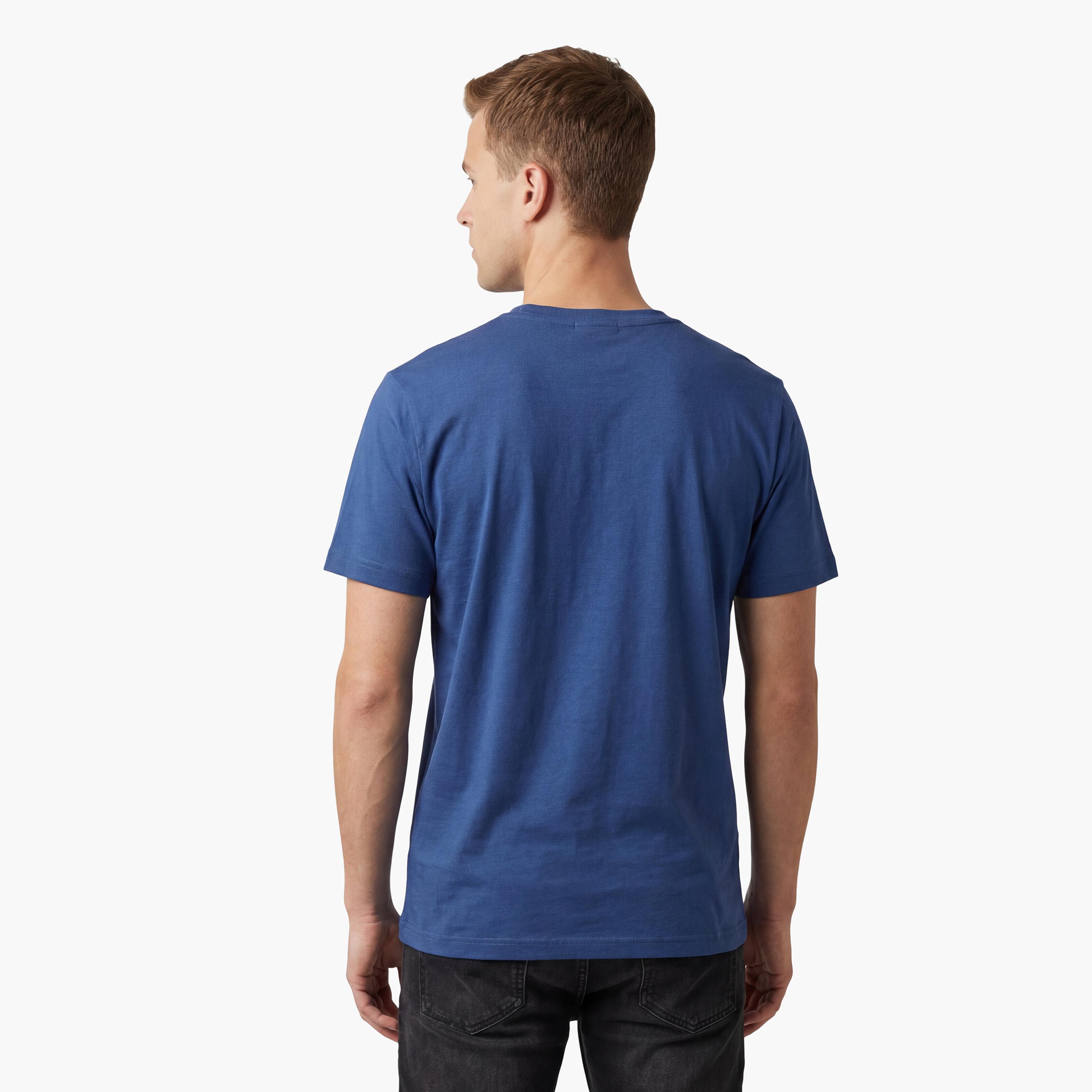 Gant Plain Regular Fit Short Sleeves Crew Neck Men's T-Shirt-men-clothing-tshirtsandpolos-tshirts-image-28