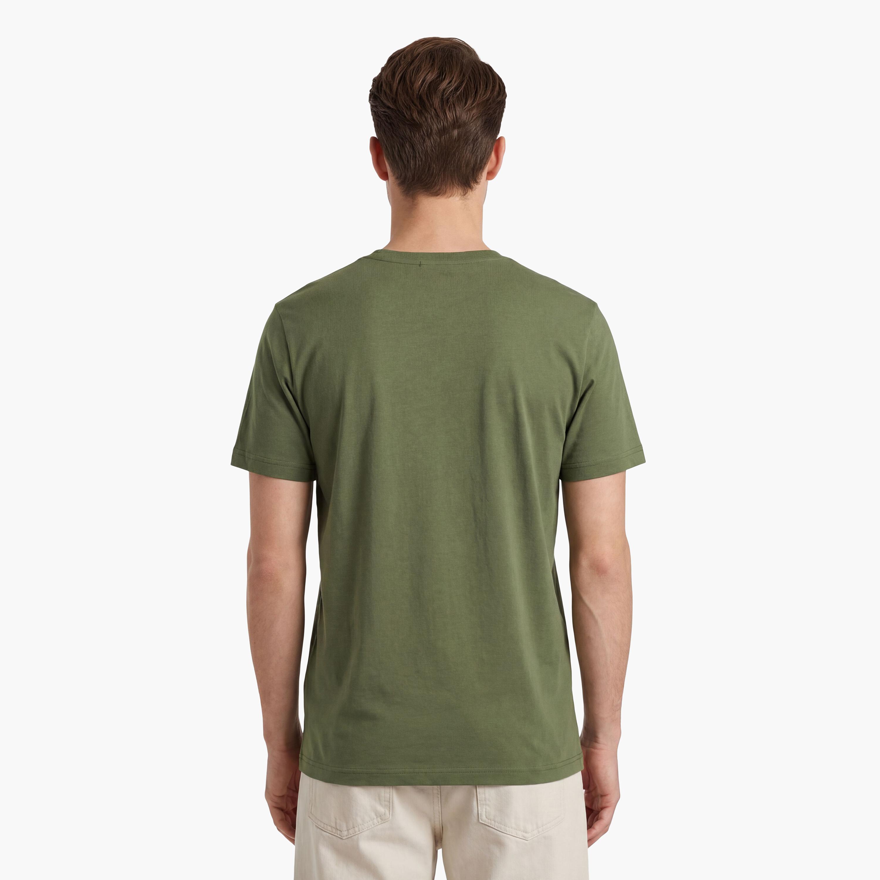 Gant Plain Regular Fit Short Sleeves Crew Neck Men's T-Shirt-men-clothing-tshirtsandpolos-tshirts-image-10