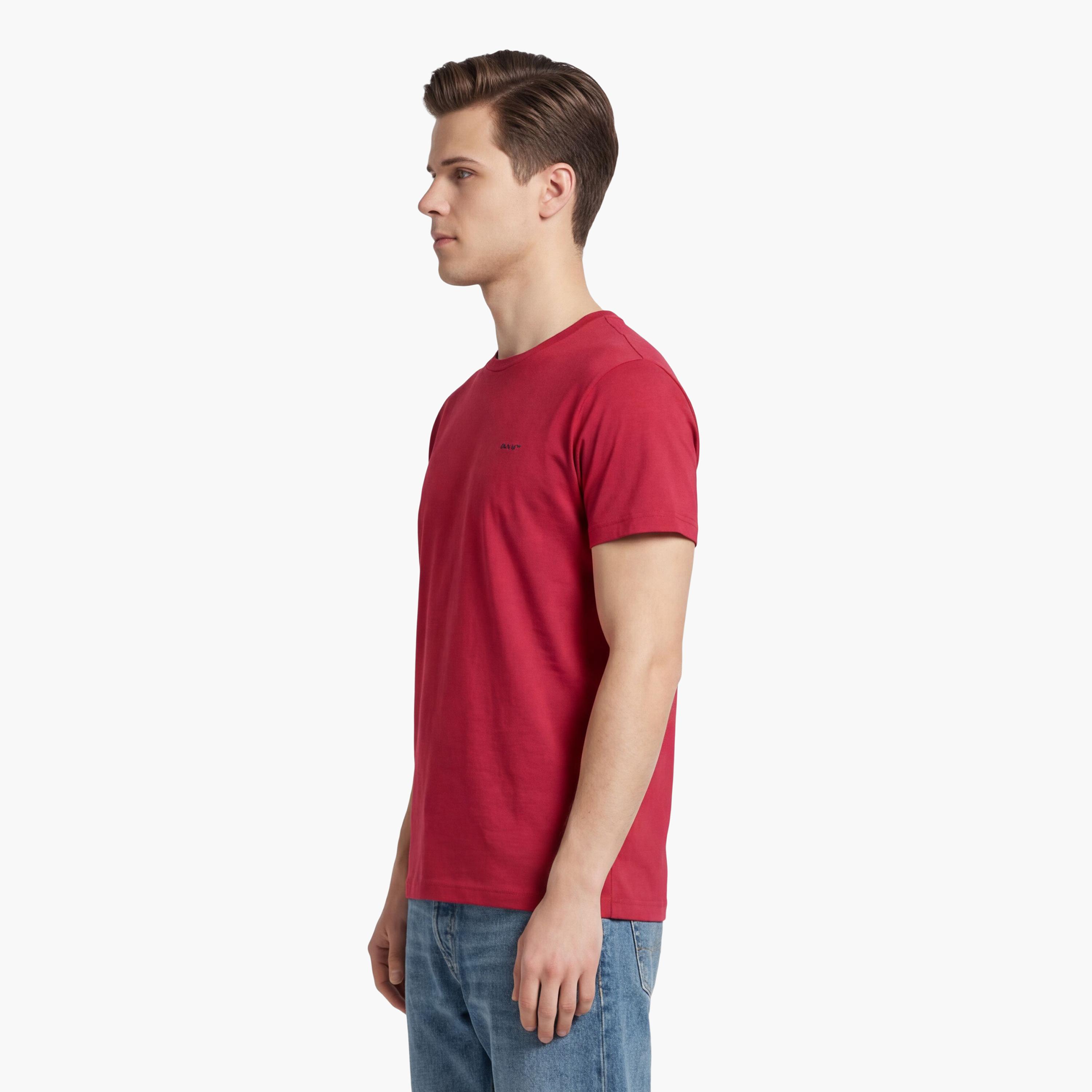 Gant Plain Regular Fit Short Sleeves Crew Neck Men's T-Shirt-men-clothing-tshirtsandpolos-tshirts-image-33