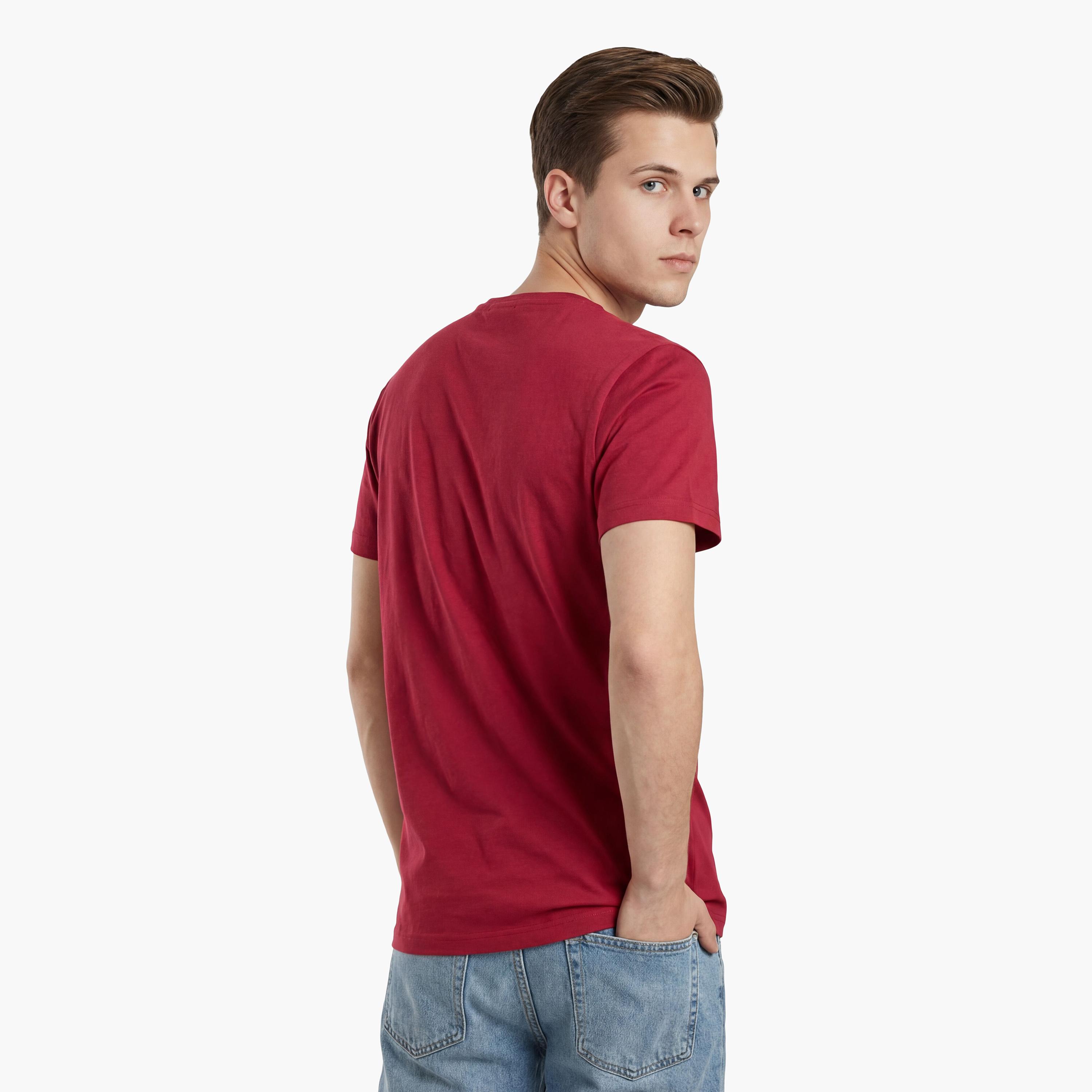 Gant Plain Regular Fit Short Sleeves Crew Neck Men's T-Shirt-men-clothing-tshirtsandpolos-tshirts-image-34
