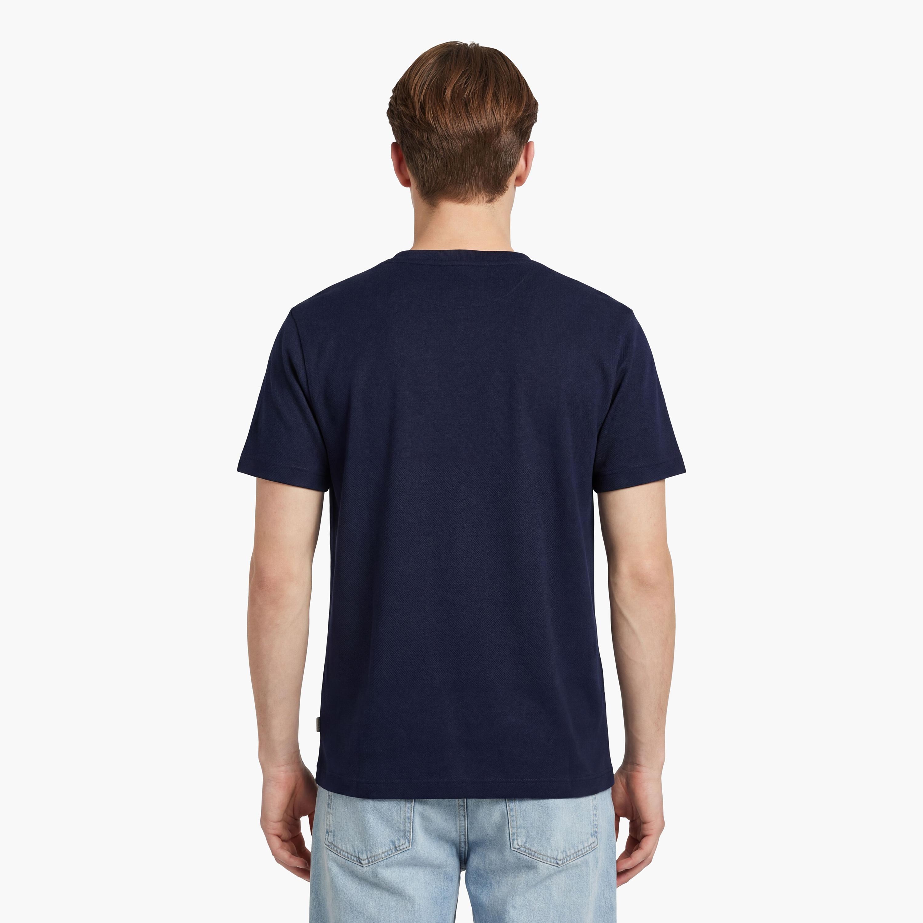 تيشيرت رجالي بياقة دائرية وأكمام قصيرة وسادة من جانت.-men-clothing-tshirtsandpolos-tshirts-image-10