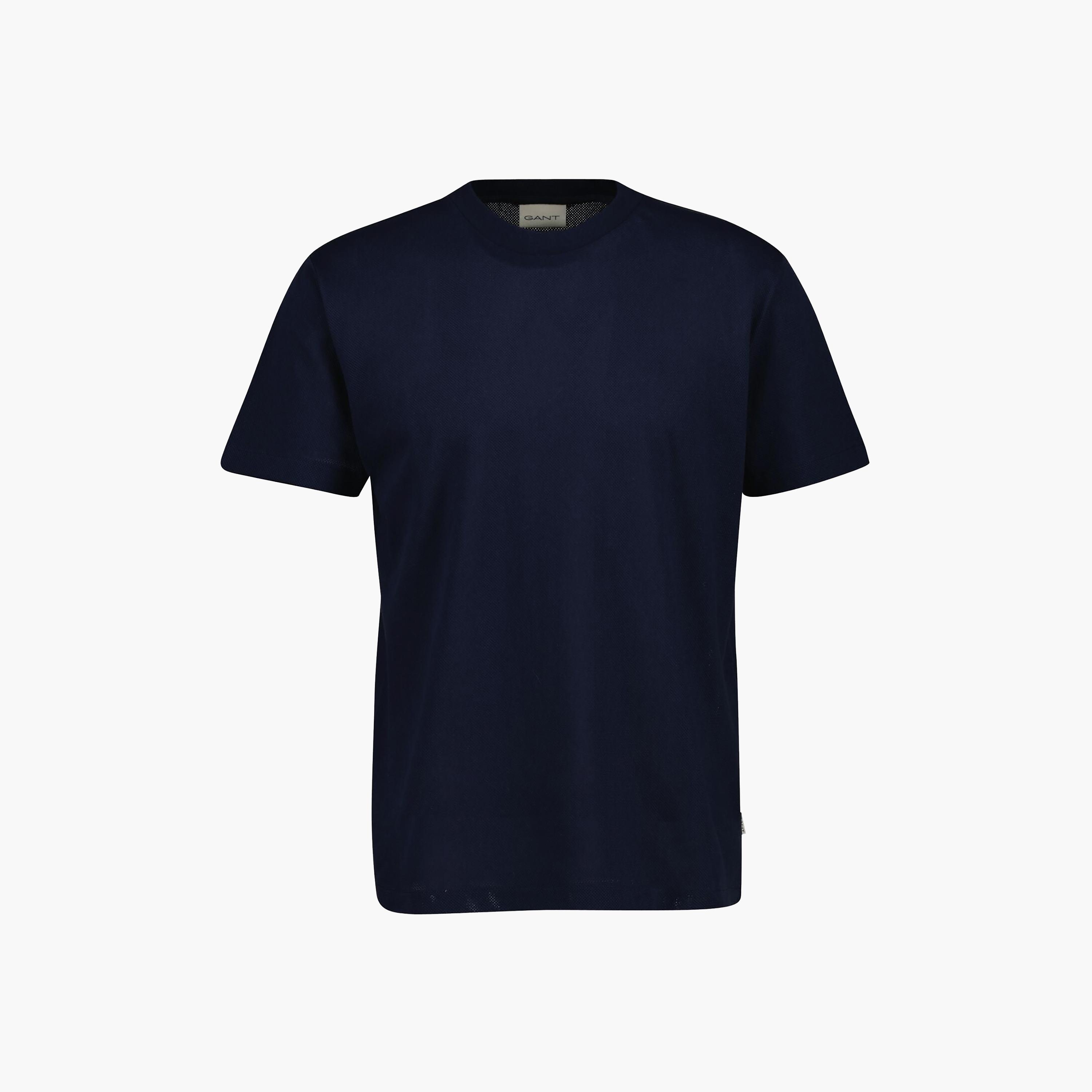 تيشيرت رجالي بياقة دائرية وأكمام قصيرة وسادة من جانت.-men-clothing-tshirtsandpolos-tshirts-image-11