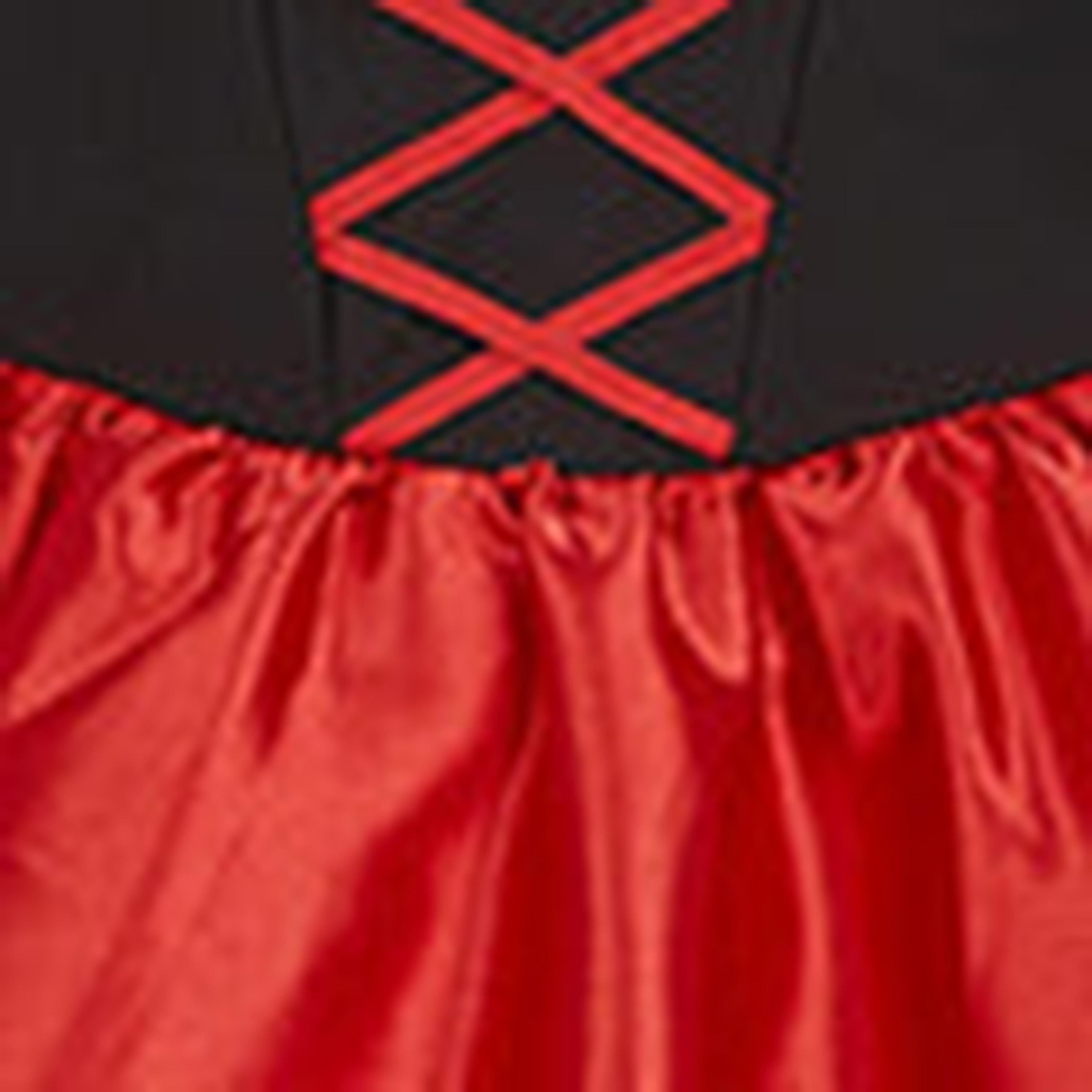 فستان نسائي أحمر بتصميم حجب الألوان بير مايد من آن سمرز-women-clothing-lingerie-babydollsandbodysuits-image-2