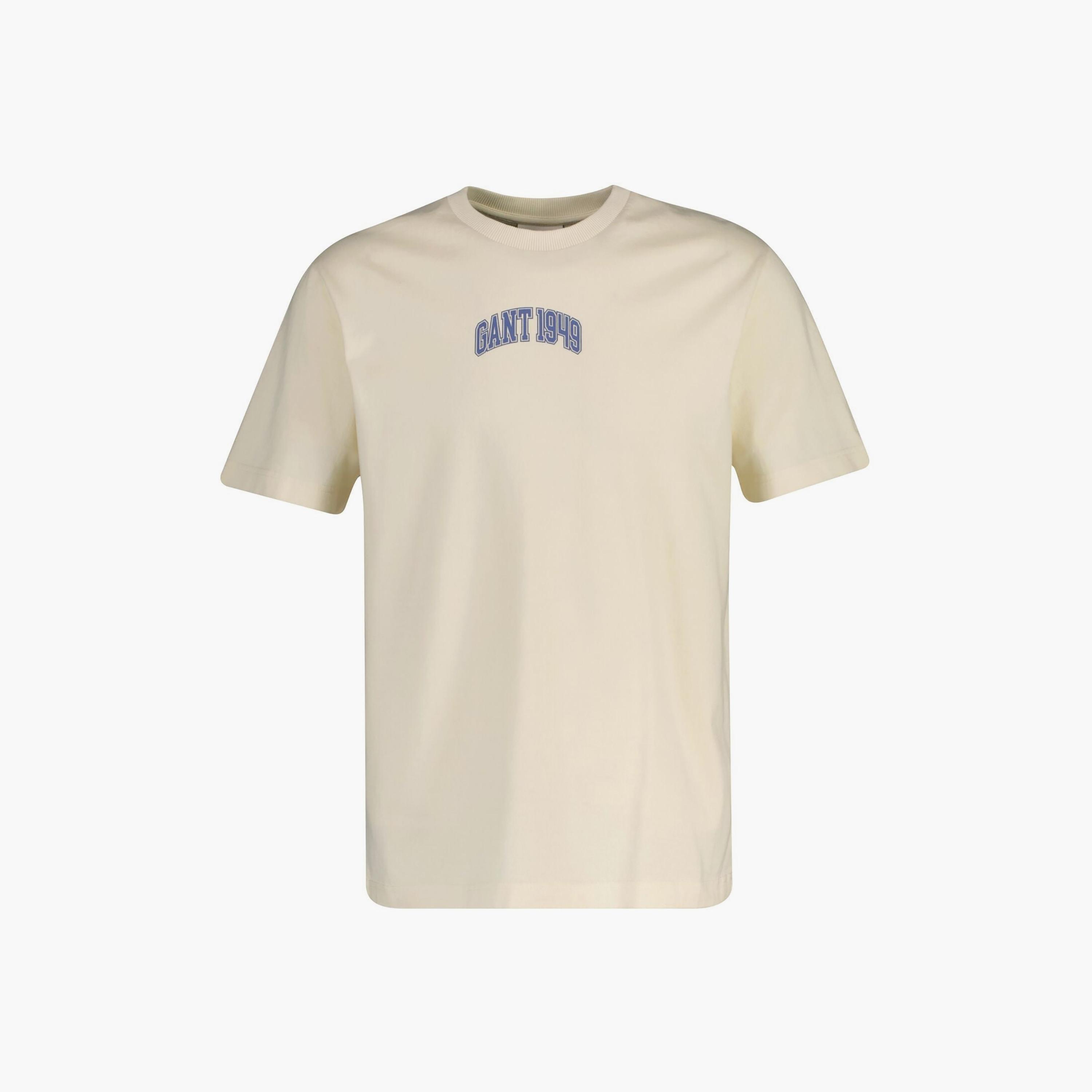 تيشيرت رجالي بياقة دائرية وأكمام قصيرة وطبعة جرافيك من جانت.-men-clothing-tshirtsandpolos-tshirts-image-5