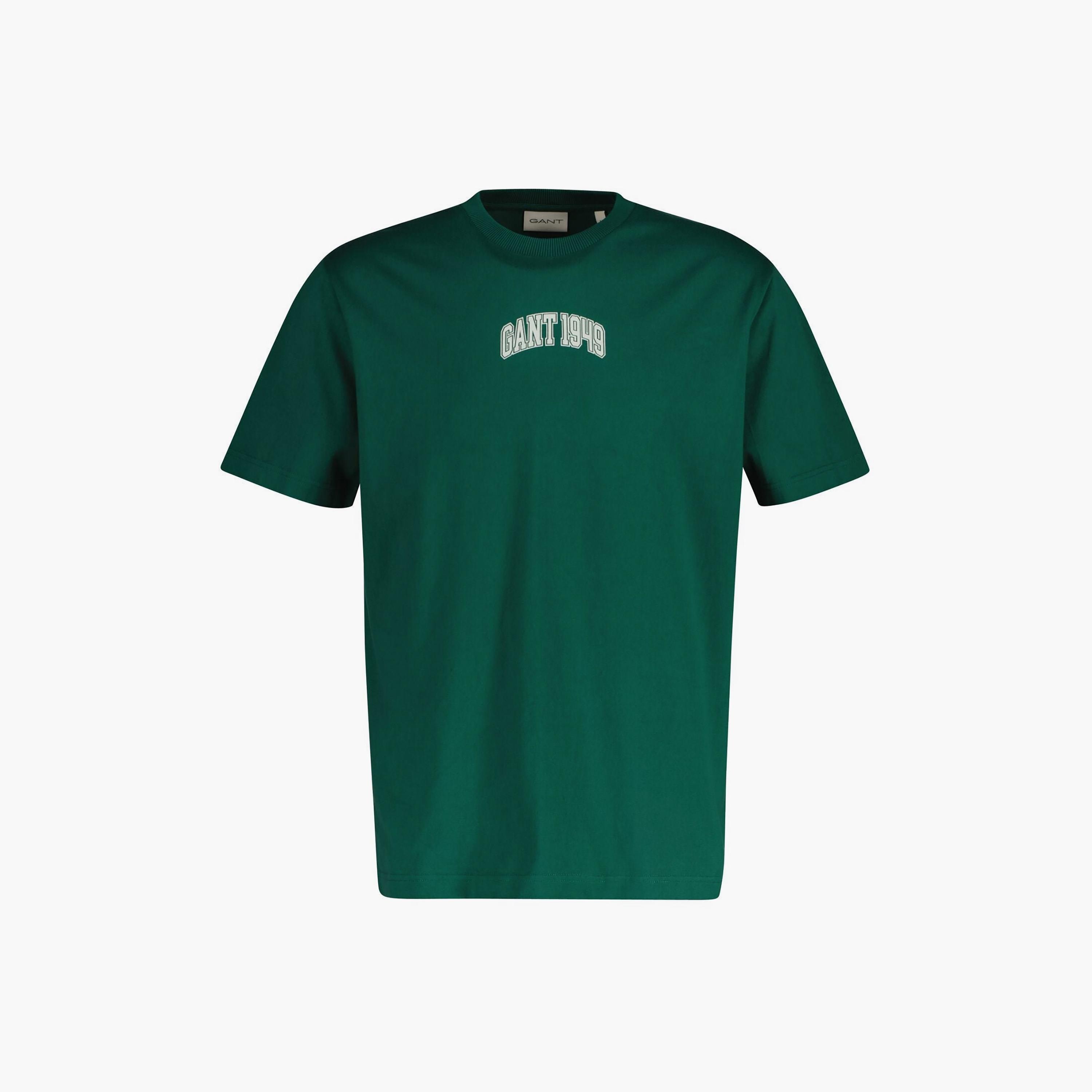 تيشيرت رجالي بياقة دائرية وأكمام قصيرة وطبعة جرافيك من جانت.-men-clothing-tshirtsandpolos-tshirts-image-16