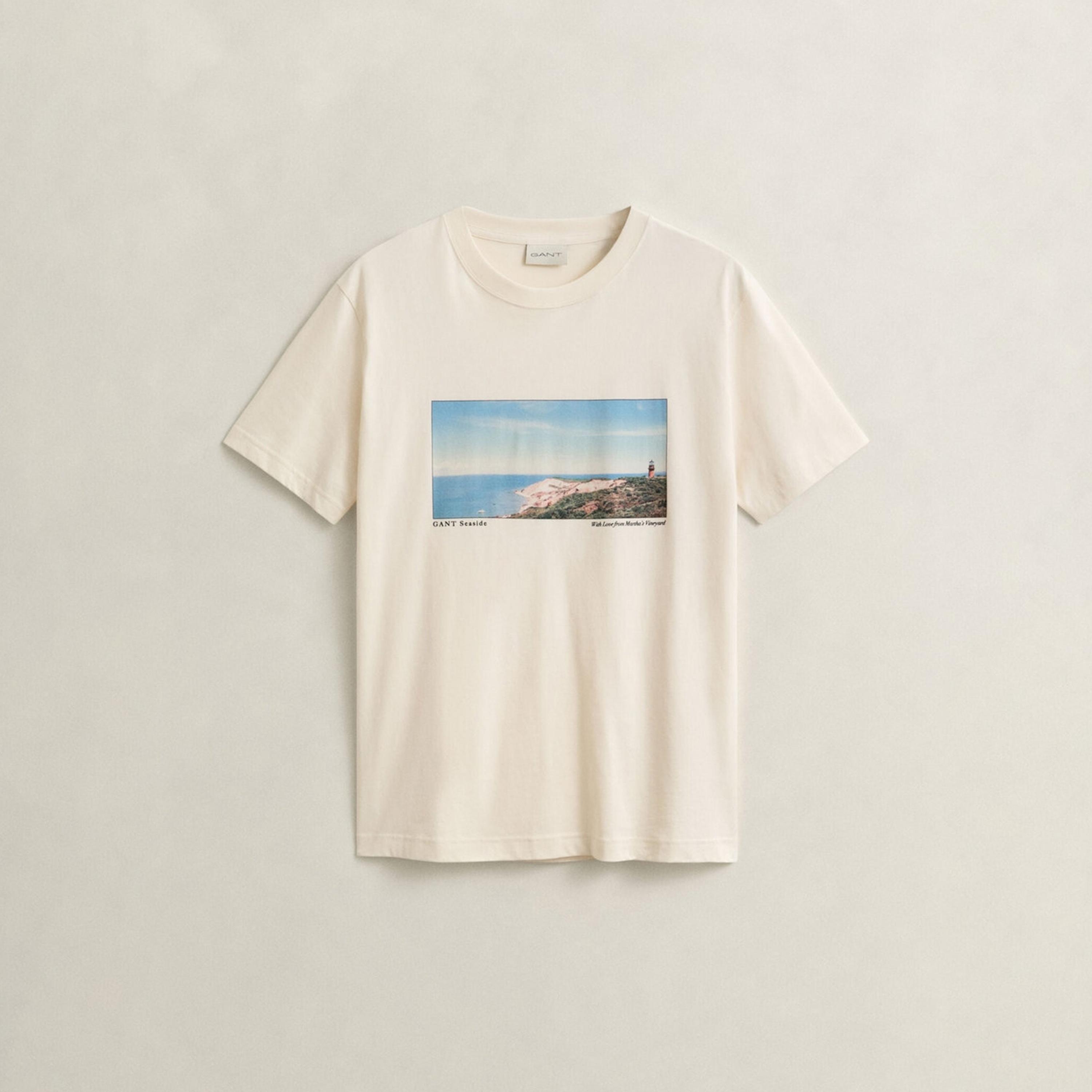 Gant Printed Crew Neck Short Sleeves Men's T-Shirt-men-clothing-tshirtsandpolos-tshirts-image-5