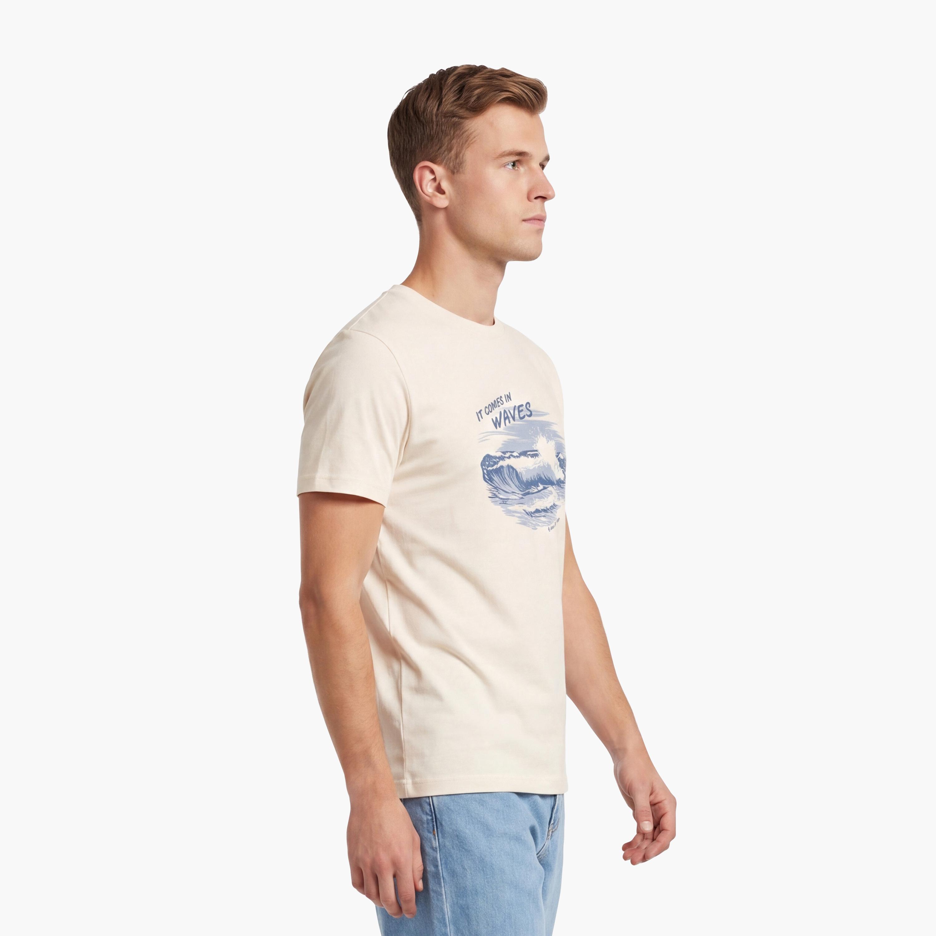 Gant Graphic Regular Fit Short Sleeves Crew Neck Men's T-Shirt-men-clothing-tshirtsandpolos-tshirts-image-5