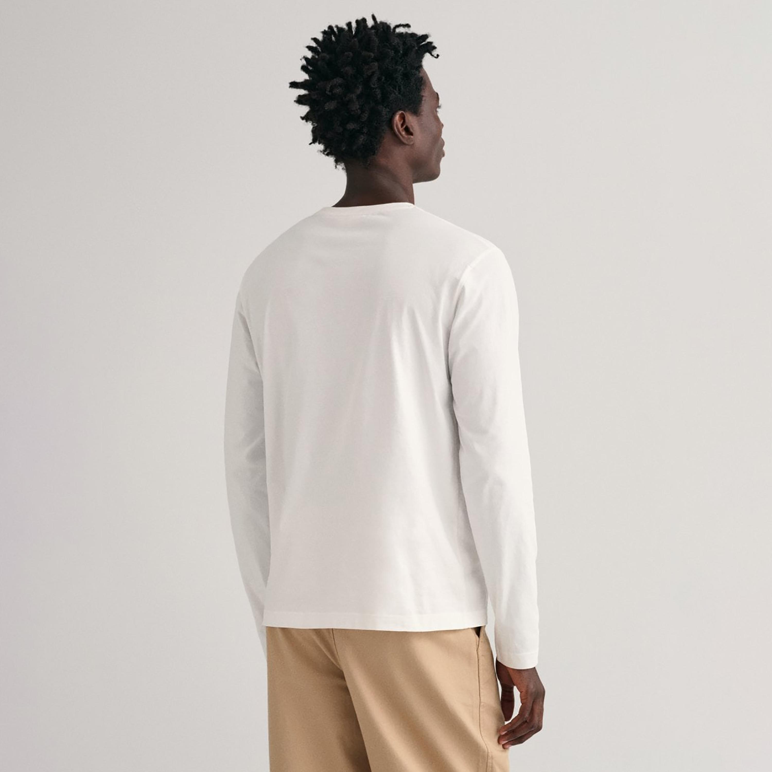 Gant Logo Detail Crew Neck Long Sleeves T-Shirt-men-clothing-tshirtsandpolos-tshirts-image-3
