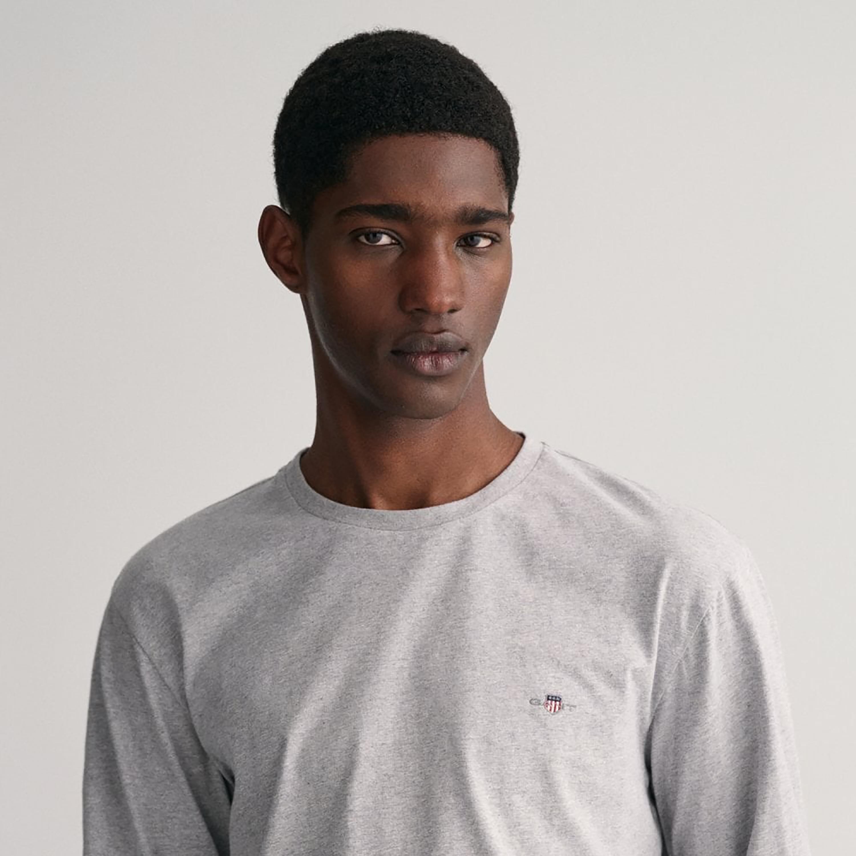 Gant Logo Detail Crew Neck Long Sleeves T-Shirt-men-clothing-tshirtsandpolos-tshirts-image-2