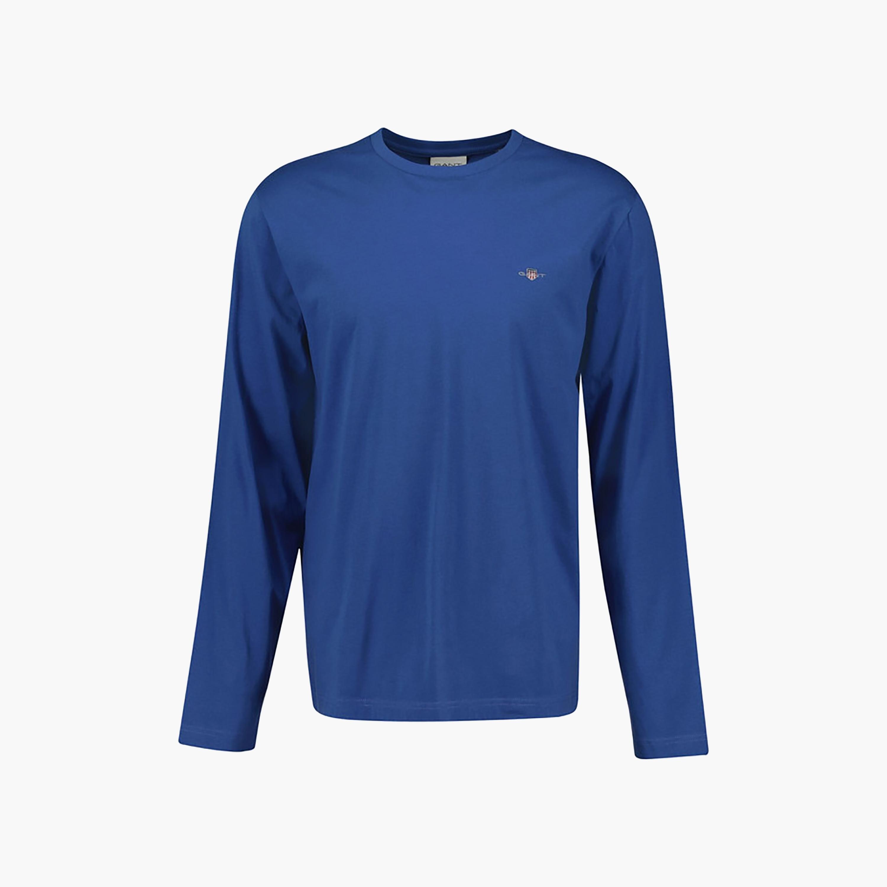 Gant Plain Round Neck Long Sleeves Men's T-Shirt-men-clothing-tshirtsandpolos-tshirts-image-1