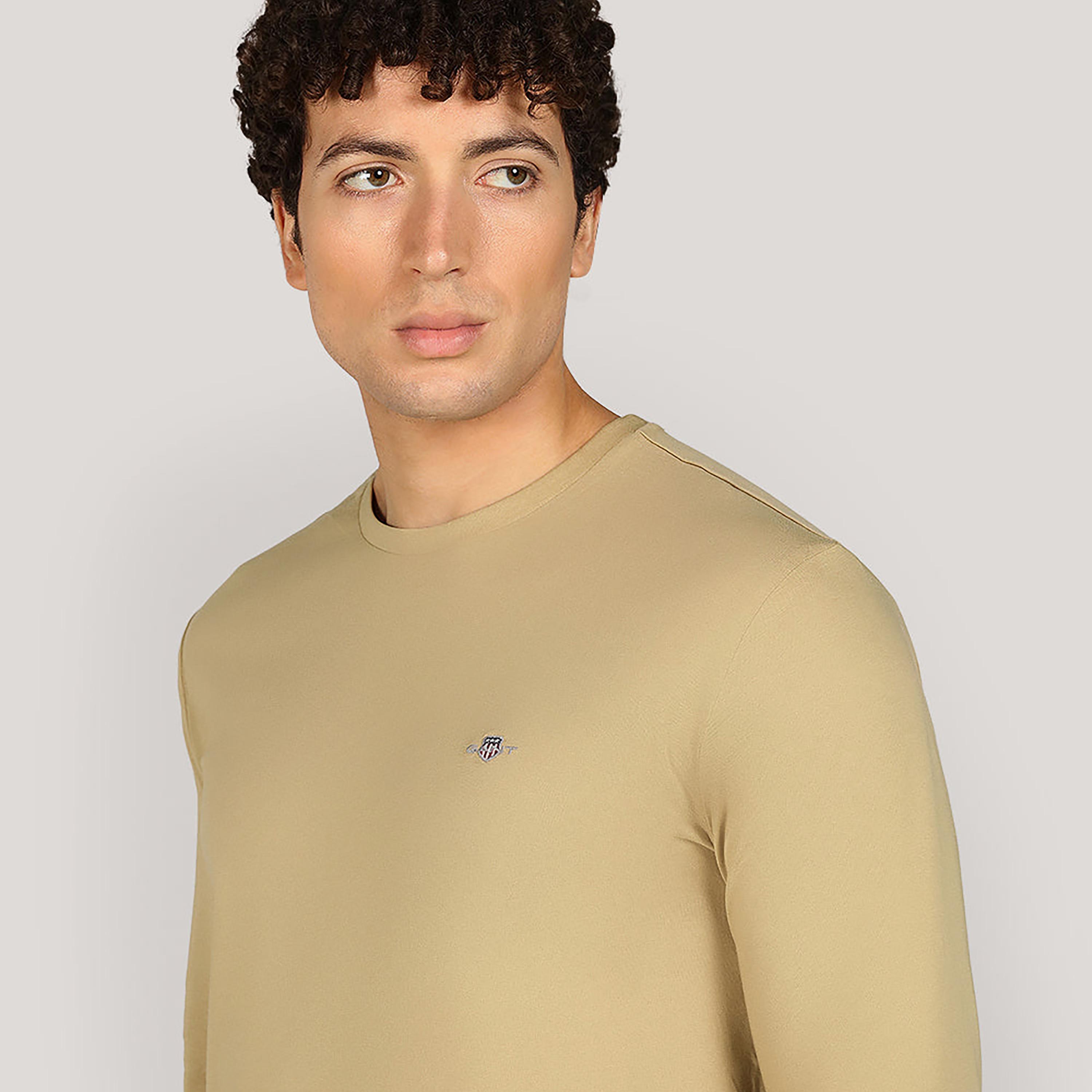 تيشيرت رجالي بياقة دائرية وأكمام طويلة، سادة من جانت-men-clothing-tshirtsandpolos-tshirts-image-7