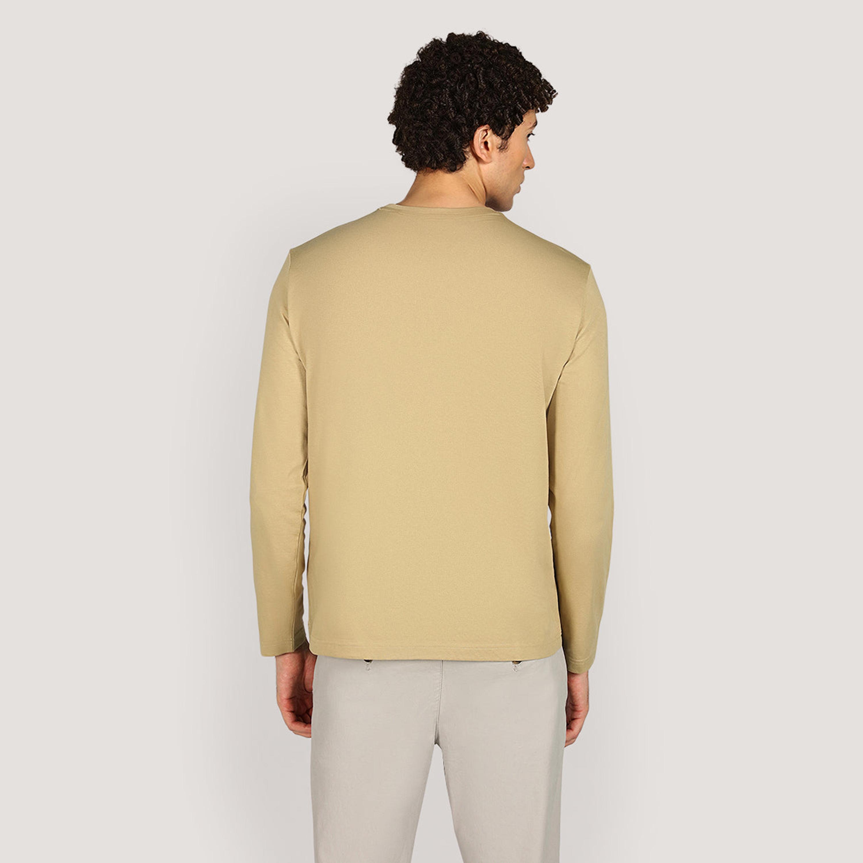 تيشيرت رجالي بياقة دائرية وأكمام طويلة، سادة من جانت-men-clothing-tshirtsandpolos-tshirts-image-8