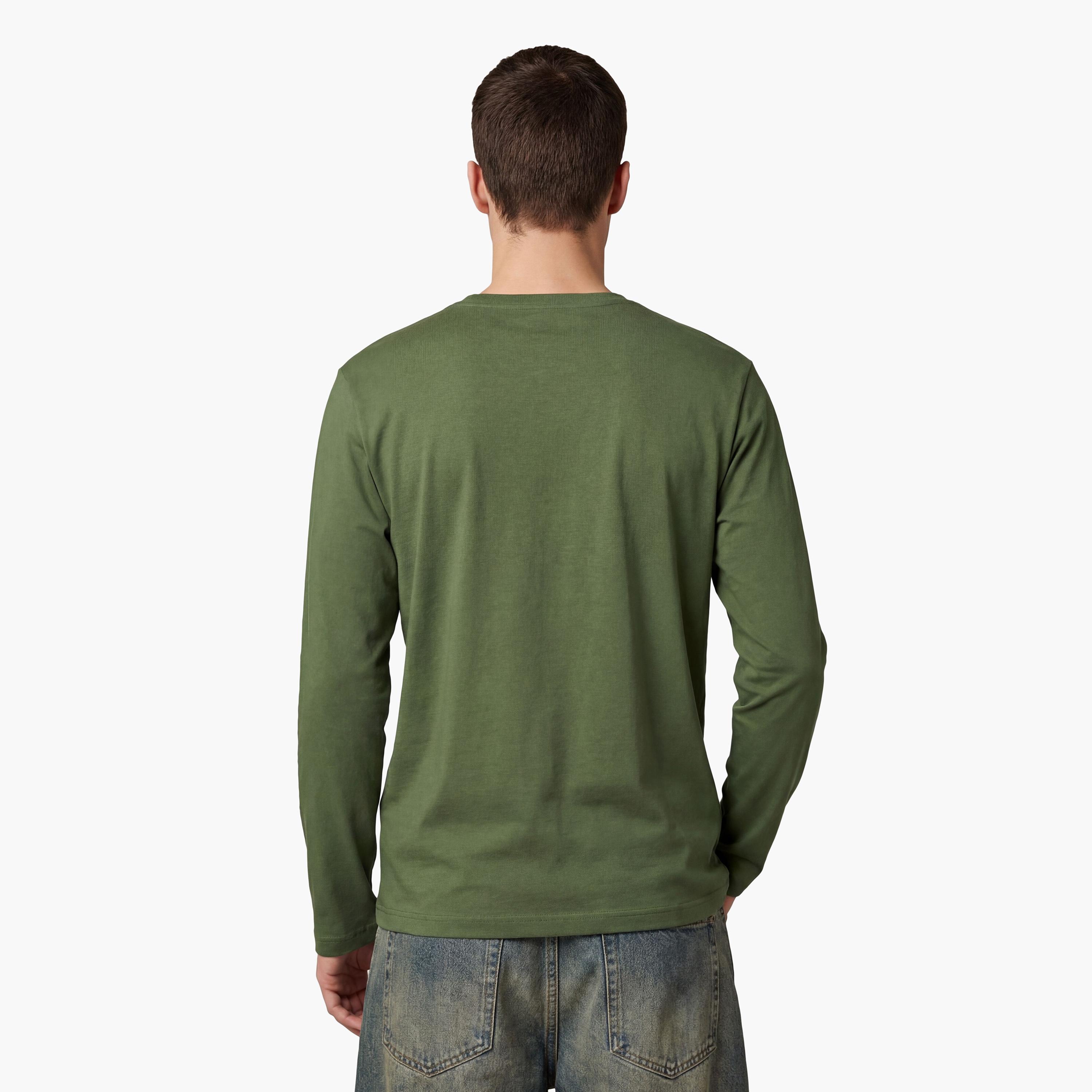 تيشيرت رجالي بياقة دائرية وأكمام طويلة، سادة من جانت-men-clothing-tshirtsandpolos-tshirts-image-12