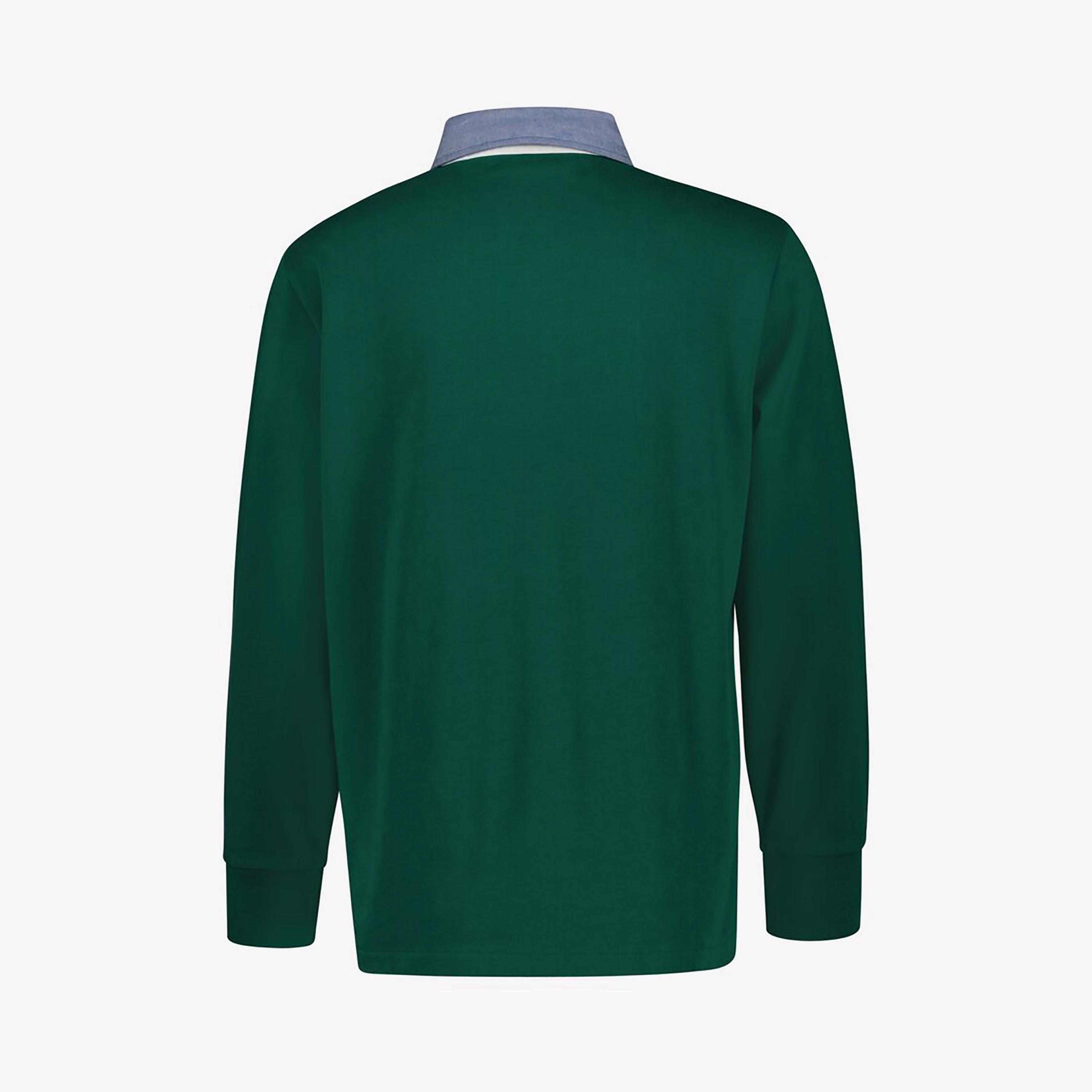 سترة شامبراي روجر للرجال بياقة عادية وأكمام طويلة من غانت-men-clothing-tshirtsandpolos-tshirts-image-4