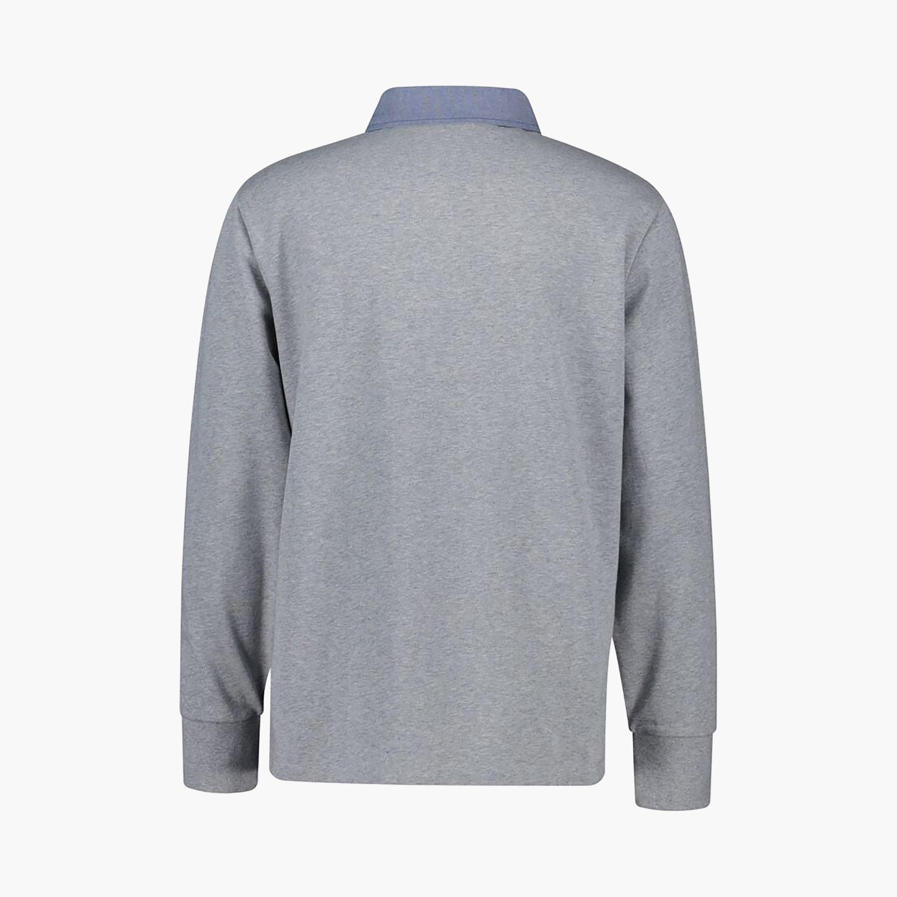 Gant Plain Collared Long Sleeves Men's Chambray Rugger-men-clothing-tshirtsandpolos-tshirts-image-2