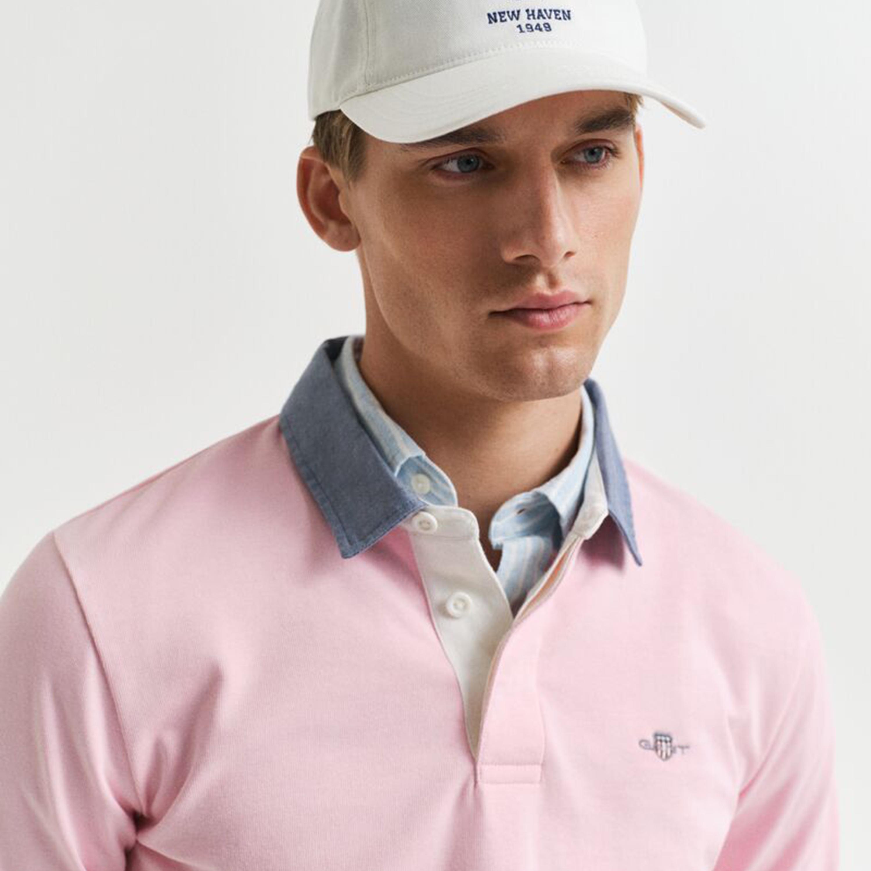 Gant Plain Collared Long Sleeves Men's Rugger T-Shirt-men-clothing-tshirtsandpolos-polos-image-5
