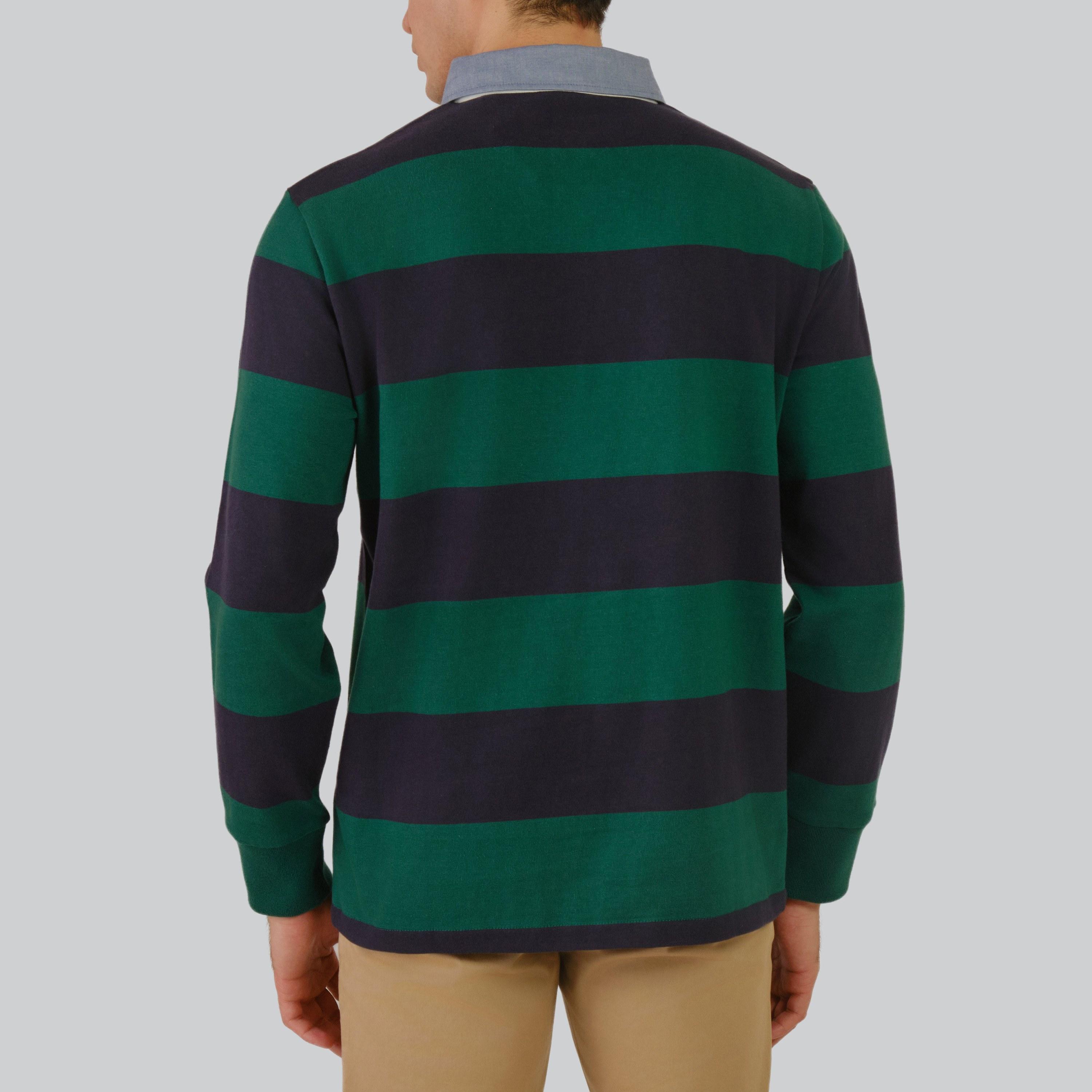 Gant Striped Collared Long Sleeves Men's Chambray Rugger-men-clothing-tshirtsandpolos-tshirts-image-2