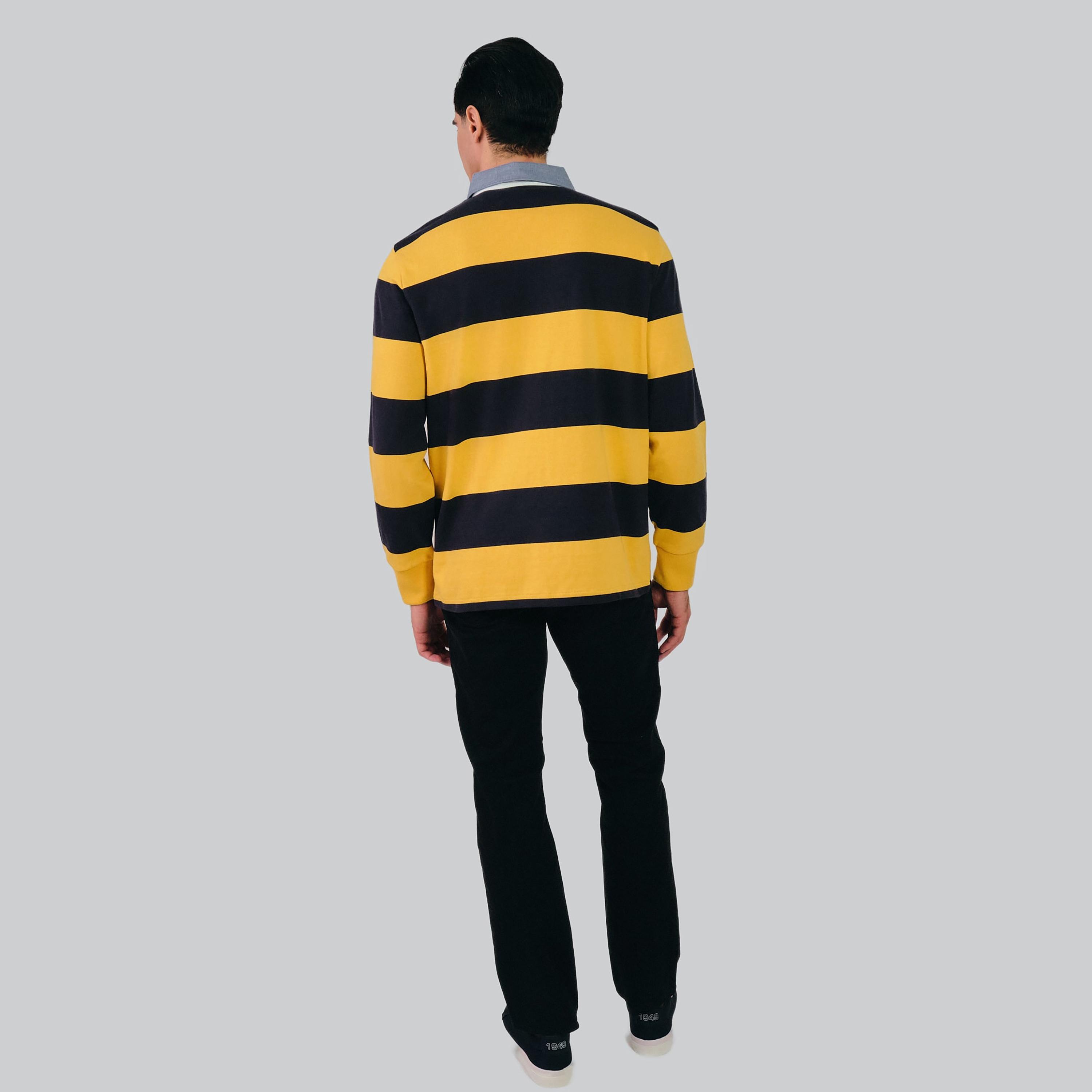 Gant Striped Collared Long Sleeves Men's Chambray Rugger-men-clothing-tshirtsandpolos-tshirts-image-15