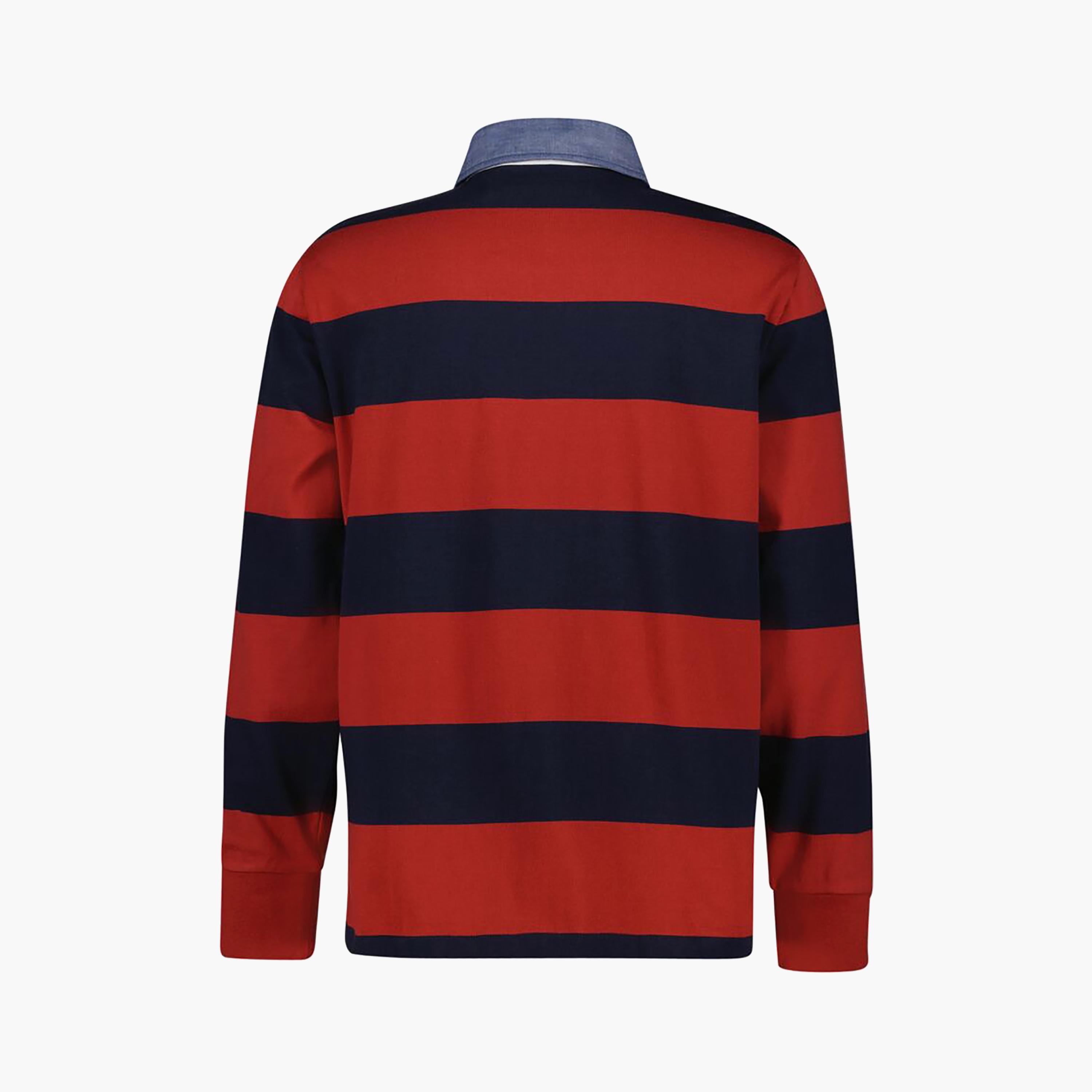 Gant Striped Collared Long Sleeves Men's Chambray Rugger-men-clothing-tshirtsandpolos-tshirts-image-11