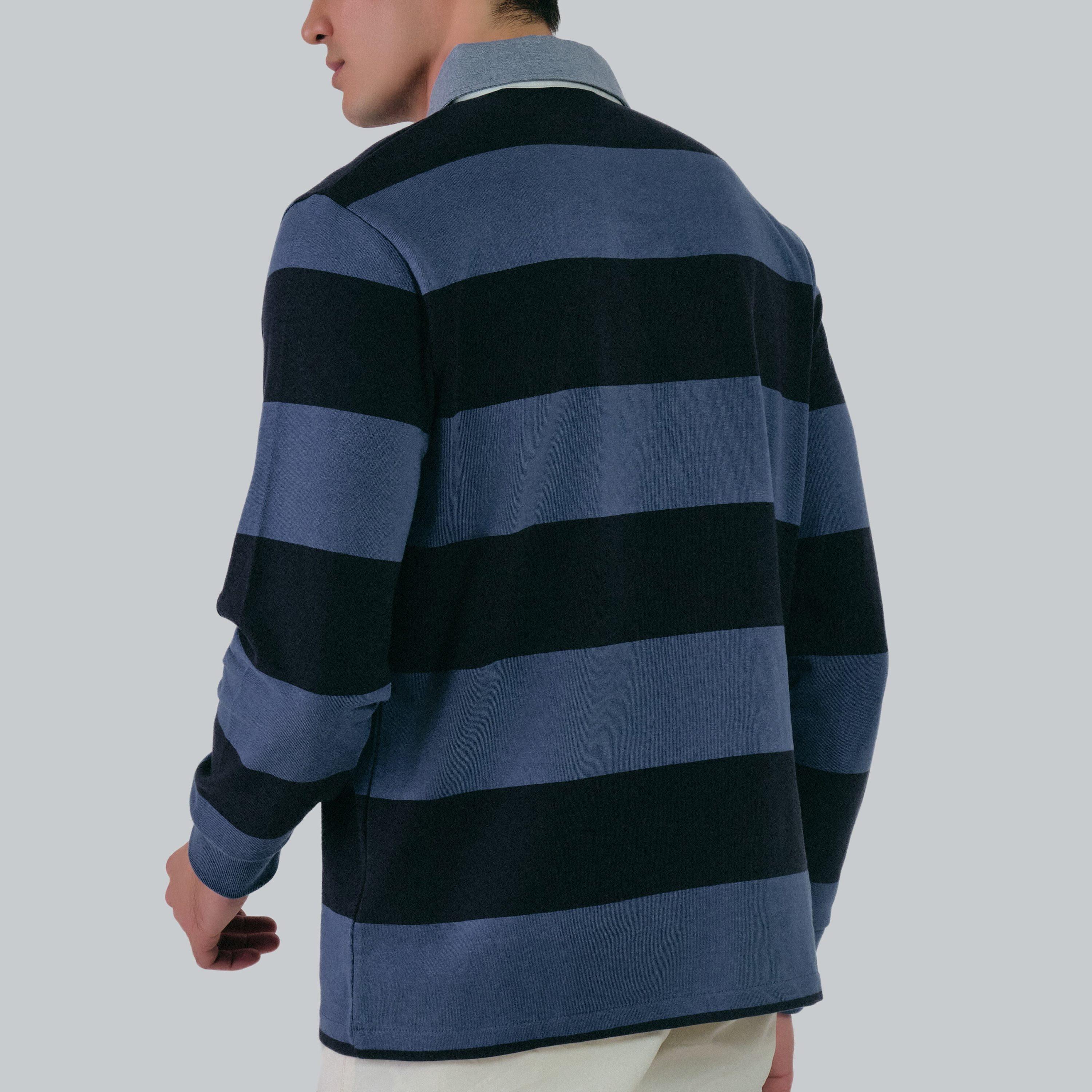 Gant Striped Collared Long Sleeves Men's Chambray Rugger-men-clothing-tshirtsandpolos-tshirts-image-8