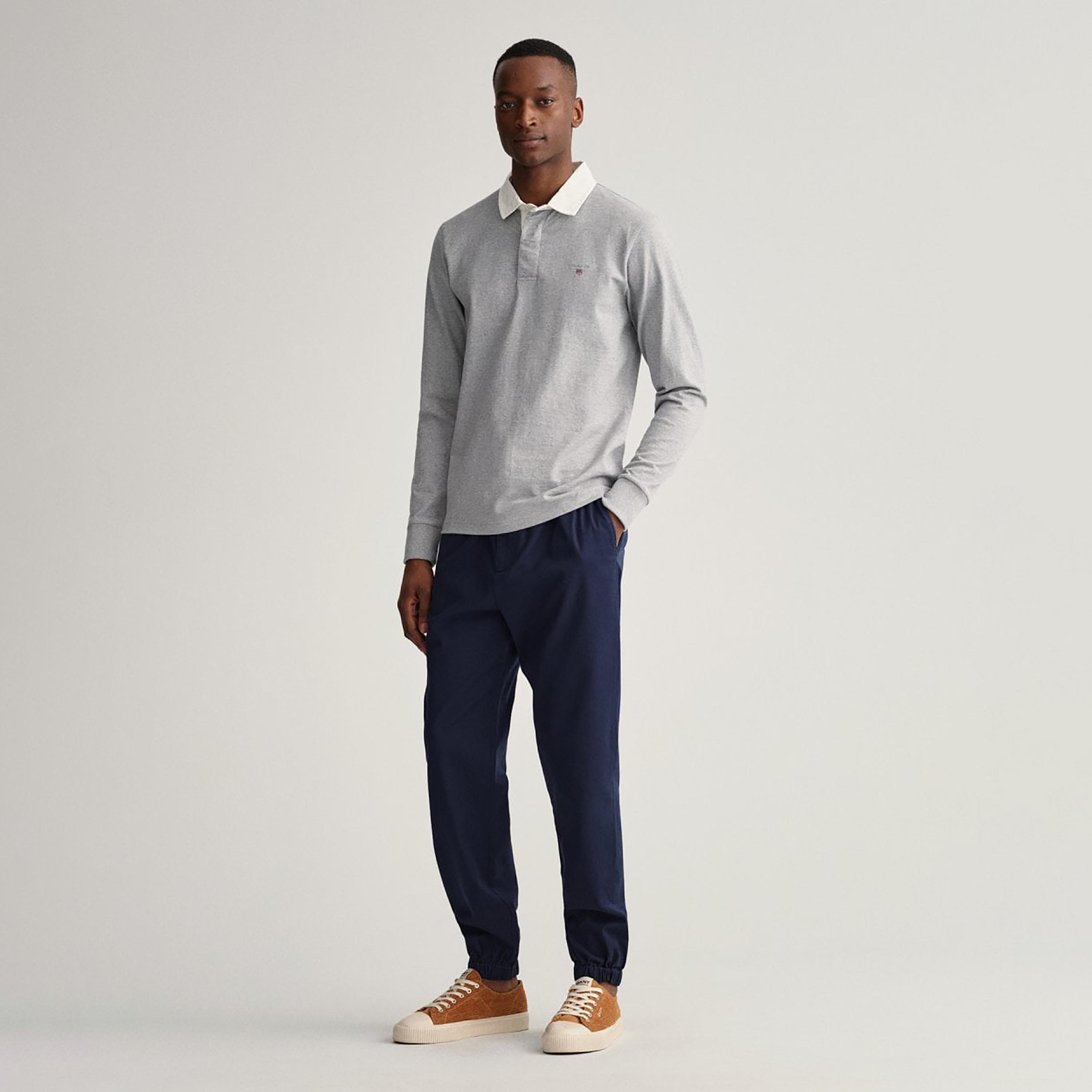 Gant Logo Detail Collared Long Sleeves Polo T-Shirt-men-clothing-tshirtsandpolos-polos-image-2