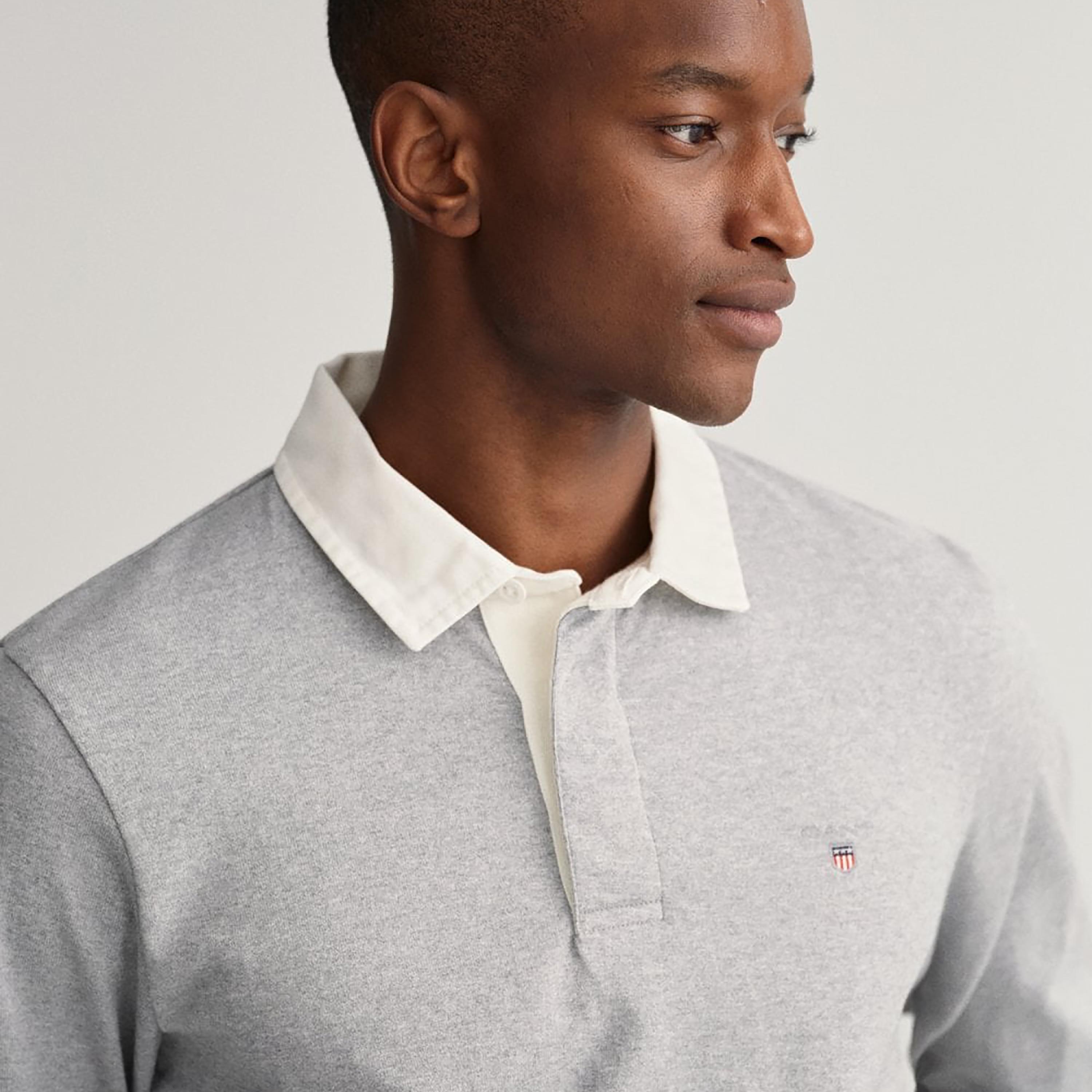 Gant Logo Detail Collared Long Sleeves Polo T-Shirt-men-clothing-tshirtsandpolos-polos-image-3